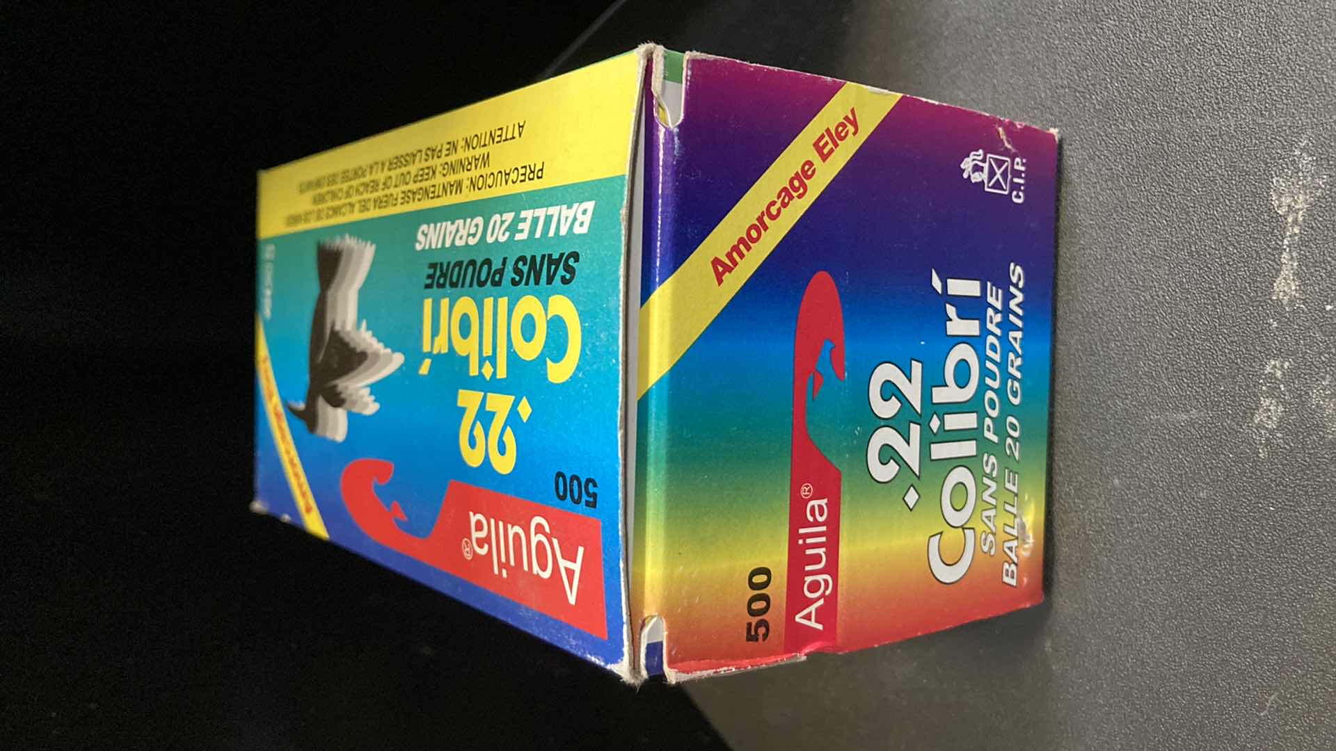 Photo 1 of NEW AGUILA 22CAL NO GUNPOWDER 20 GRAIN AMMO (500)