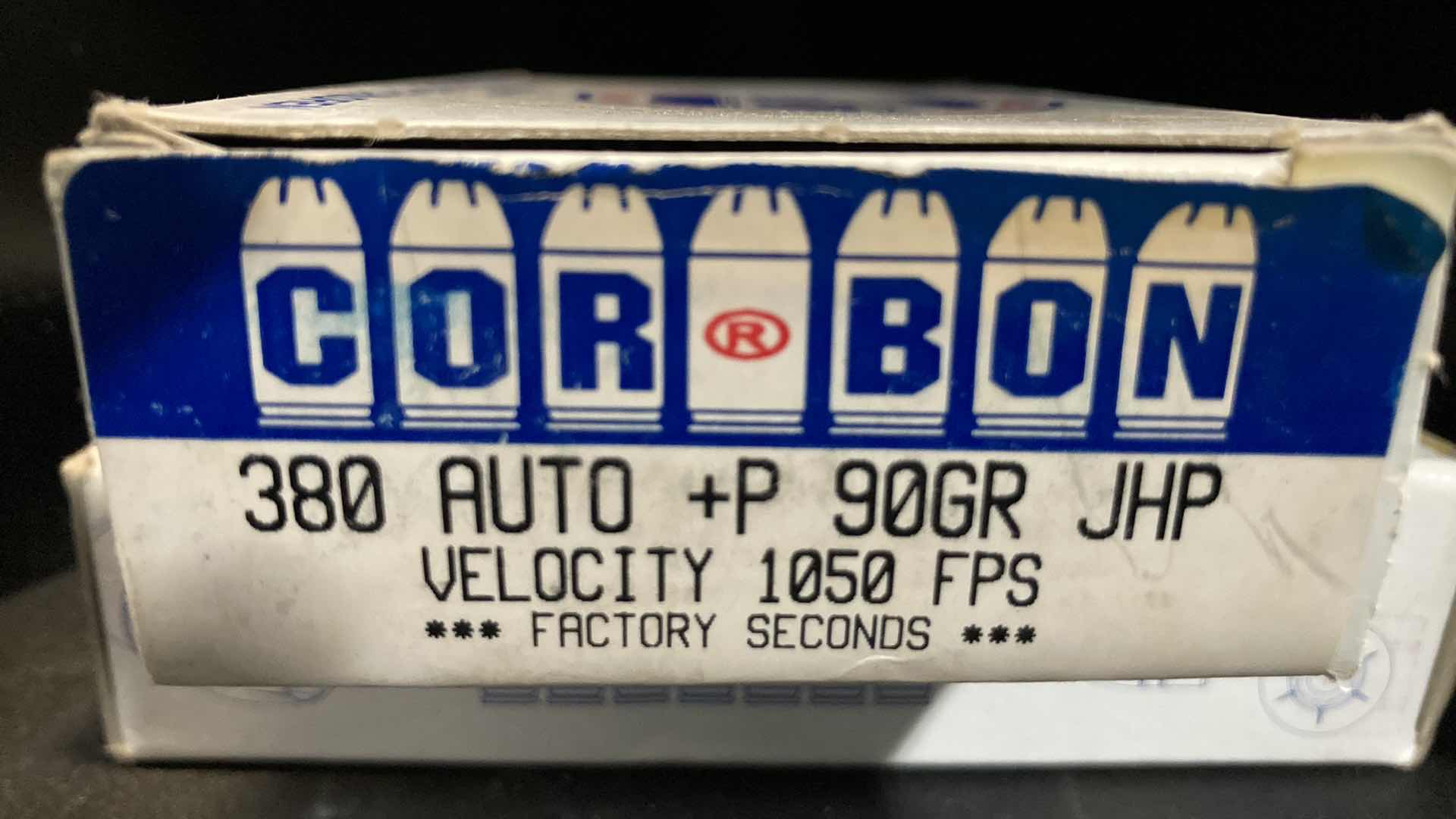 Photo 1 of COR BON 380 AUTO PLUS P 90GRAIN JHP AMMO (85)