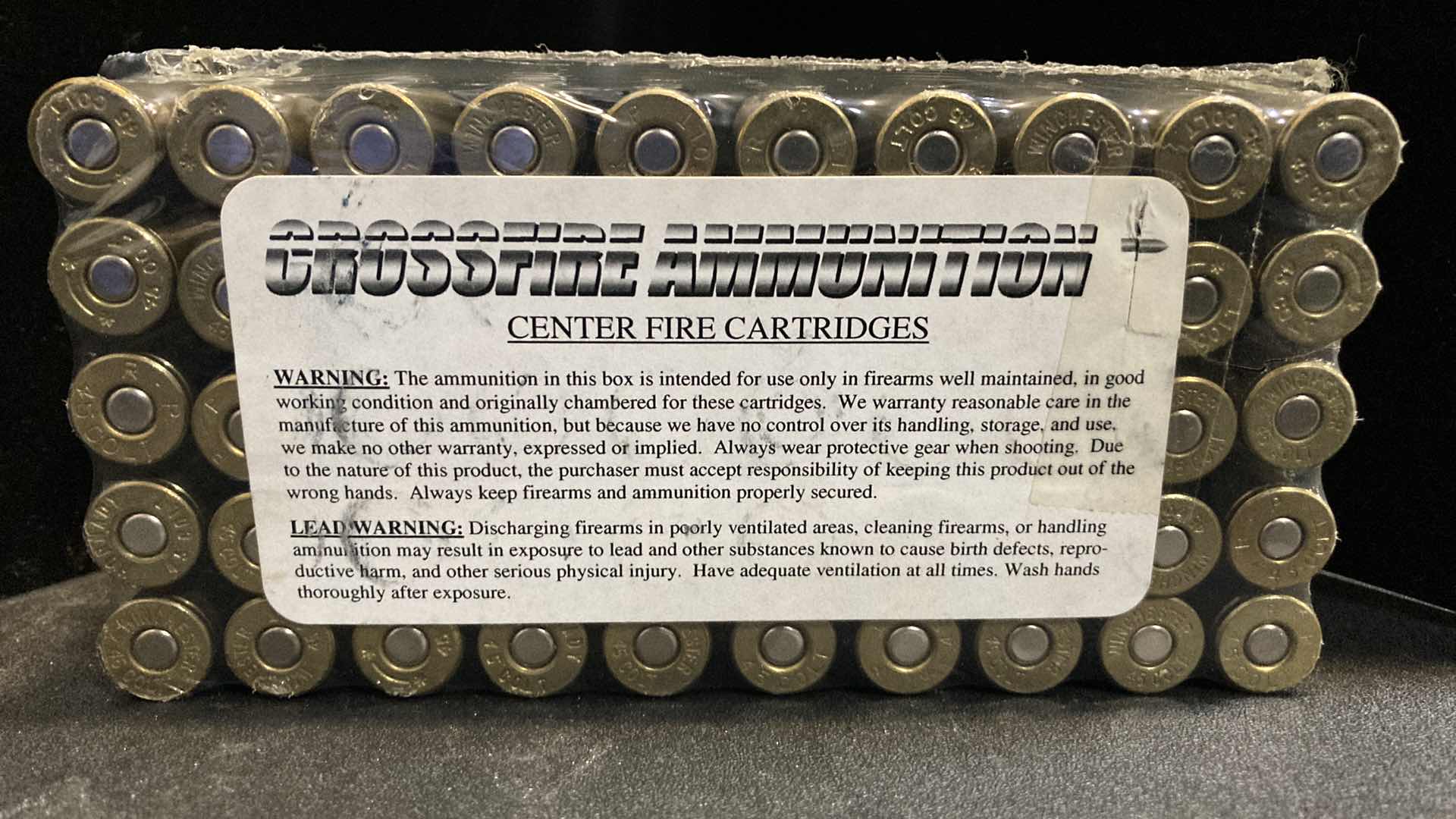 Photo 1 of CROSSFIRE AMMUNITION 45 COLT AMMO (50)