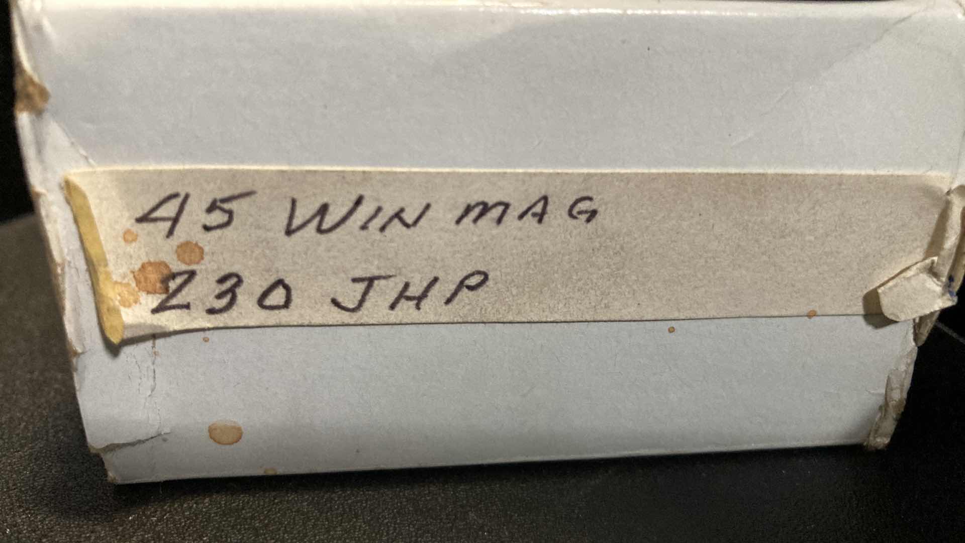 Photo 1 of 45 WIN MAG 230 GRAIN JHP AMMO (50)