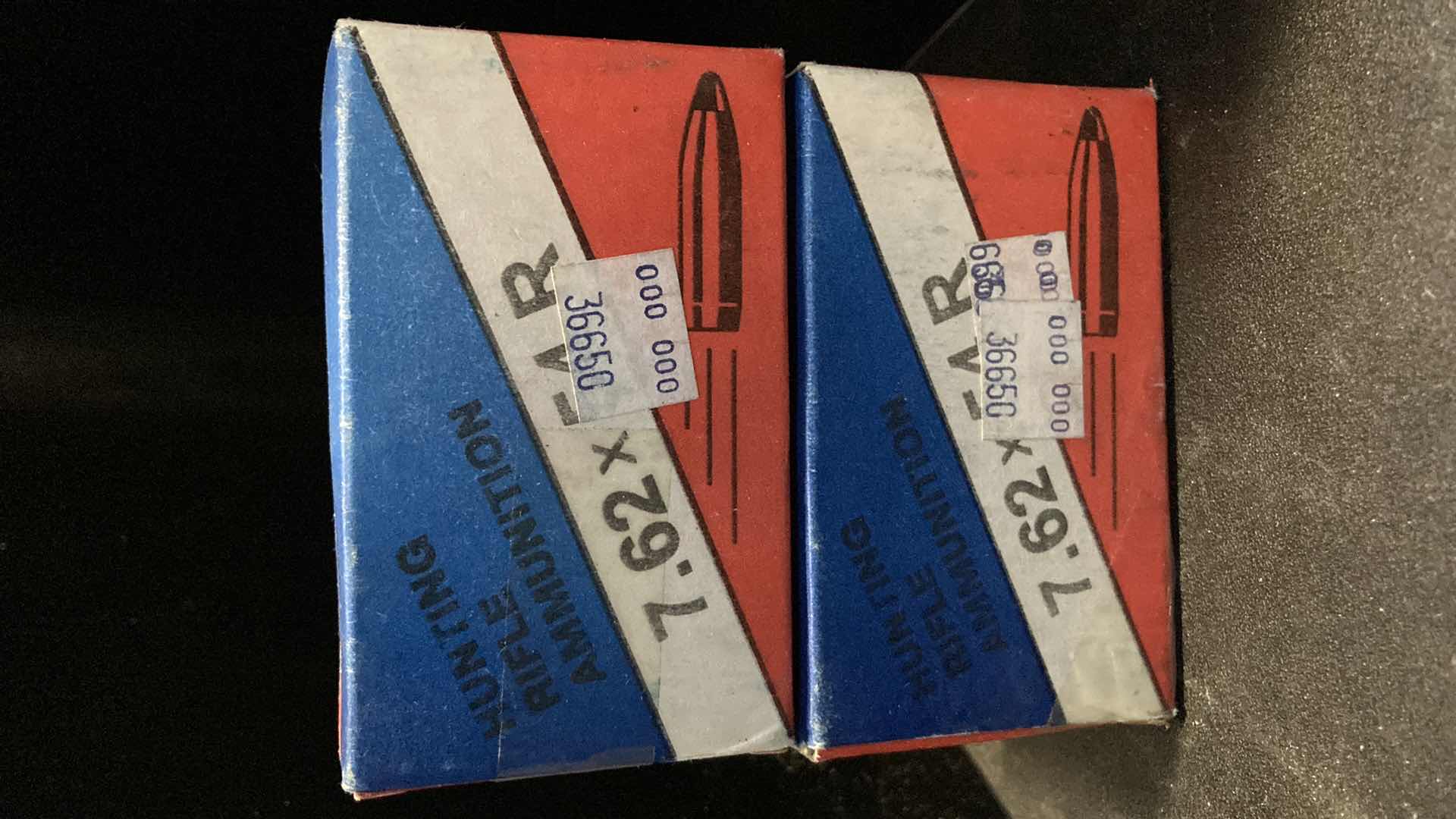 Photo 1 of HUNTING RIFLE AMMUNITION 7.62X54R AMMO (40)