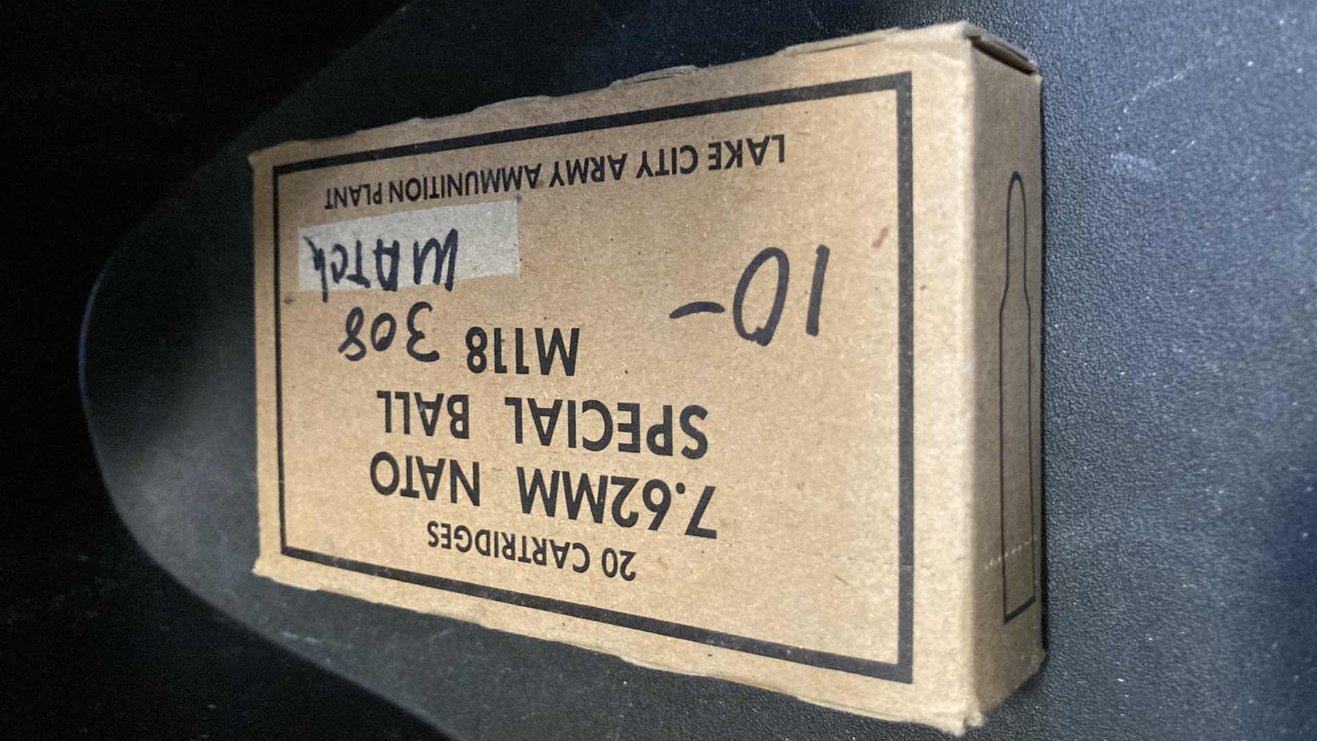 Photo 1 of LAKE CITY ARMY 7.62 NATO SPEC BALL M118 MATCH 308 AMMO (20)