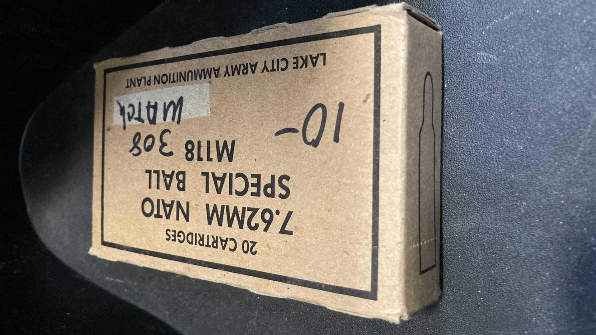 Photo 1 of LAKE CITY ARMY 7.62 NATO SPEC BALL M118 MATCH 308 AMMO (20)