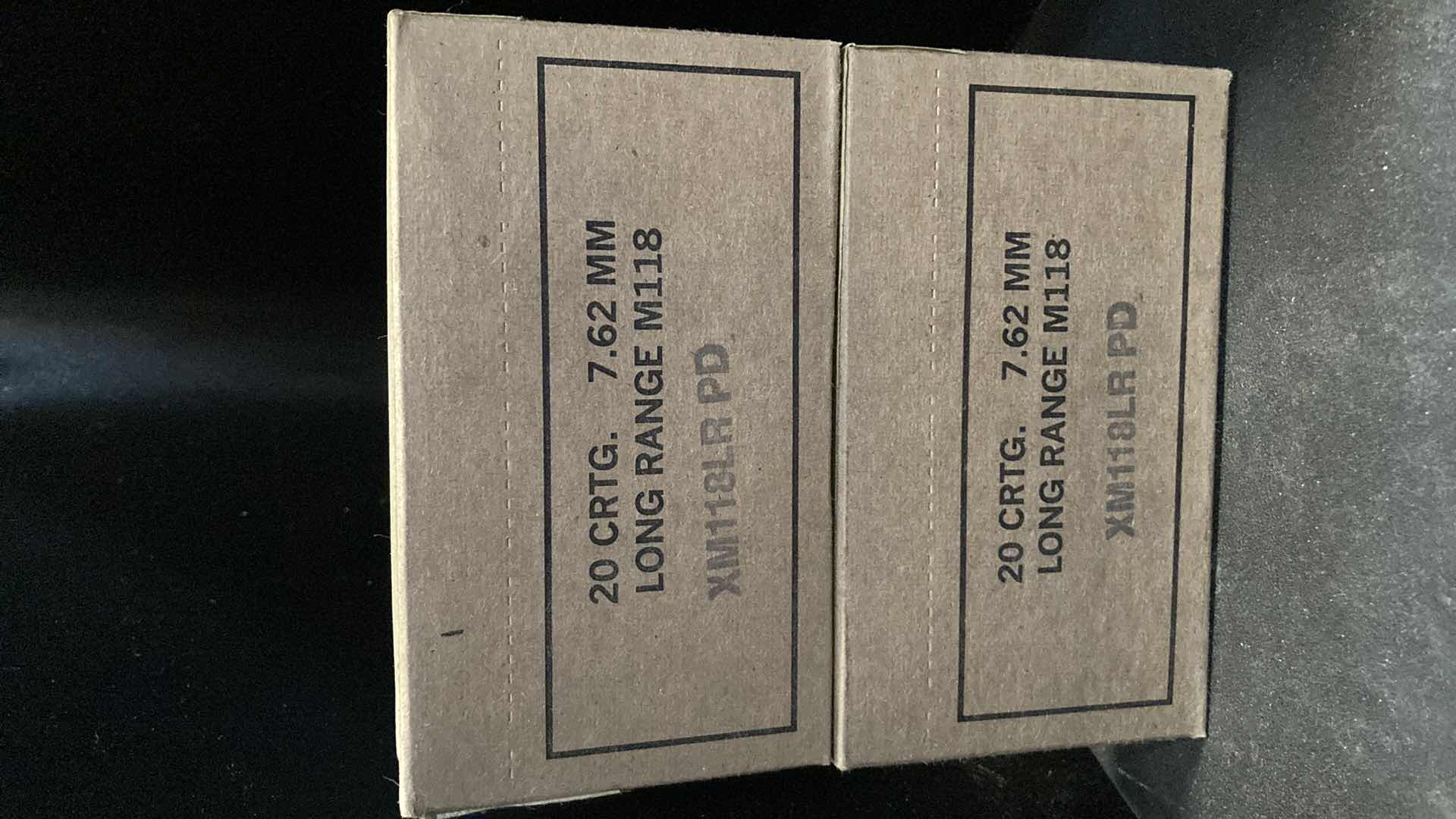 Photo 1 of 7.62MM LONG RANGE M118 XM118LR PD AMMO (40)