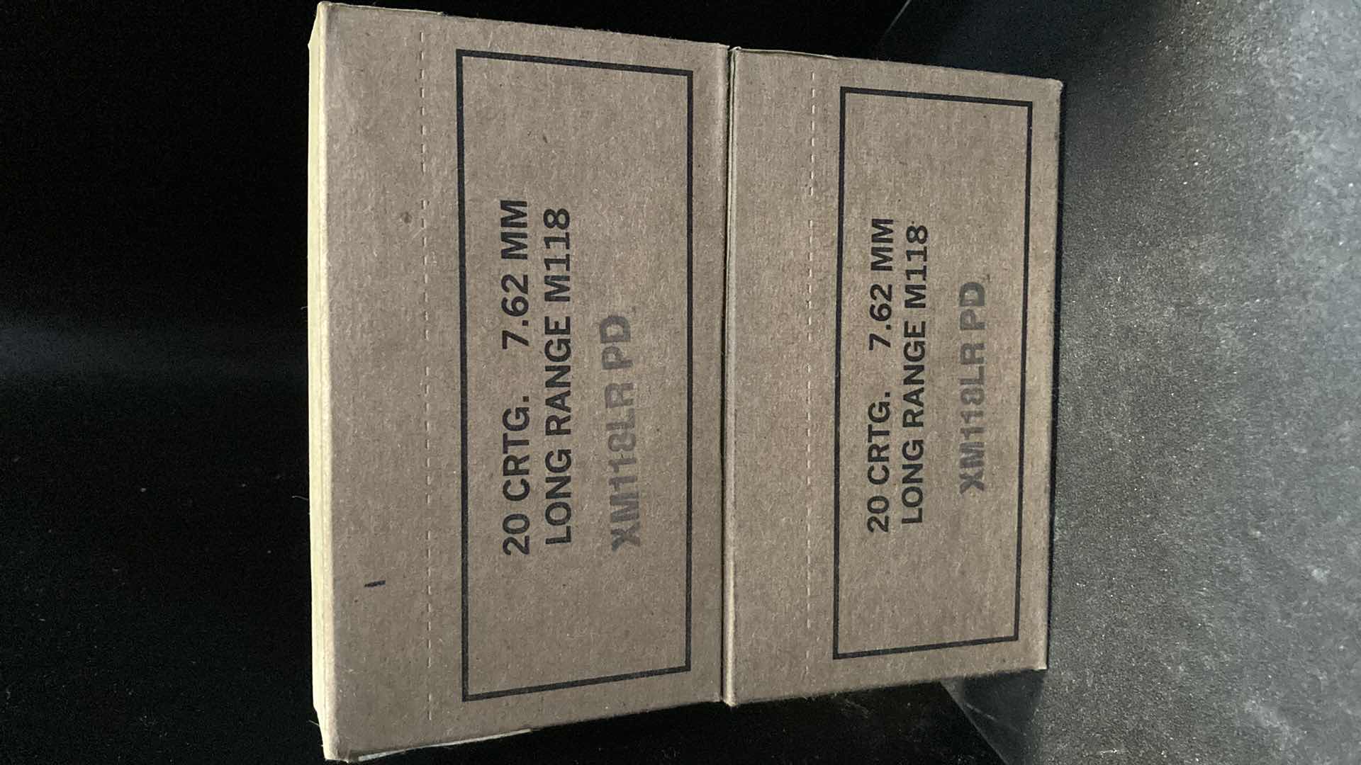 Photo 1 of 7.62MM LONG RANGE M118 XM118LR PD AMMO (40)