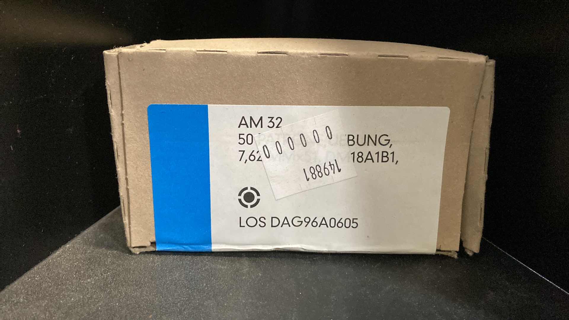 Photo 1 of AM 32 PATRONE,UEBUNG, 7.62MMx51, DM18A1B1 BLANKS (50)