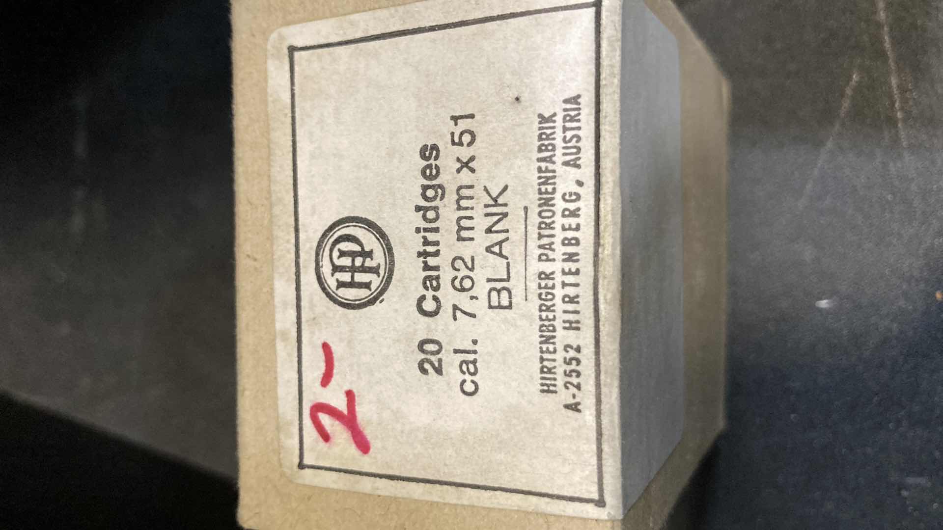 Photo 1 of HP 7.62MM X 51 BLANKS (40)