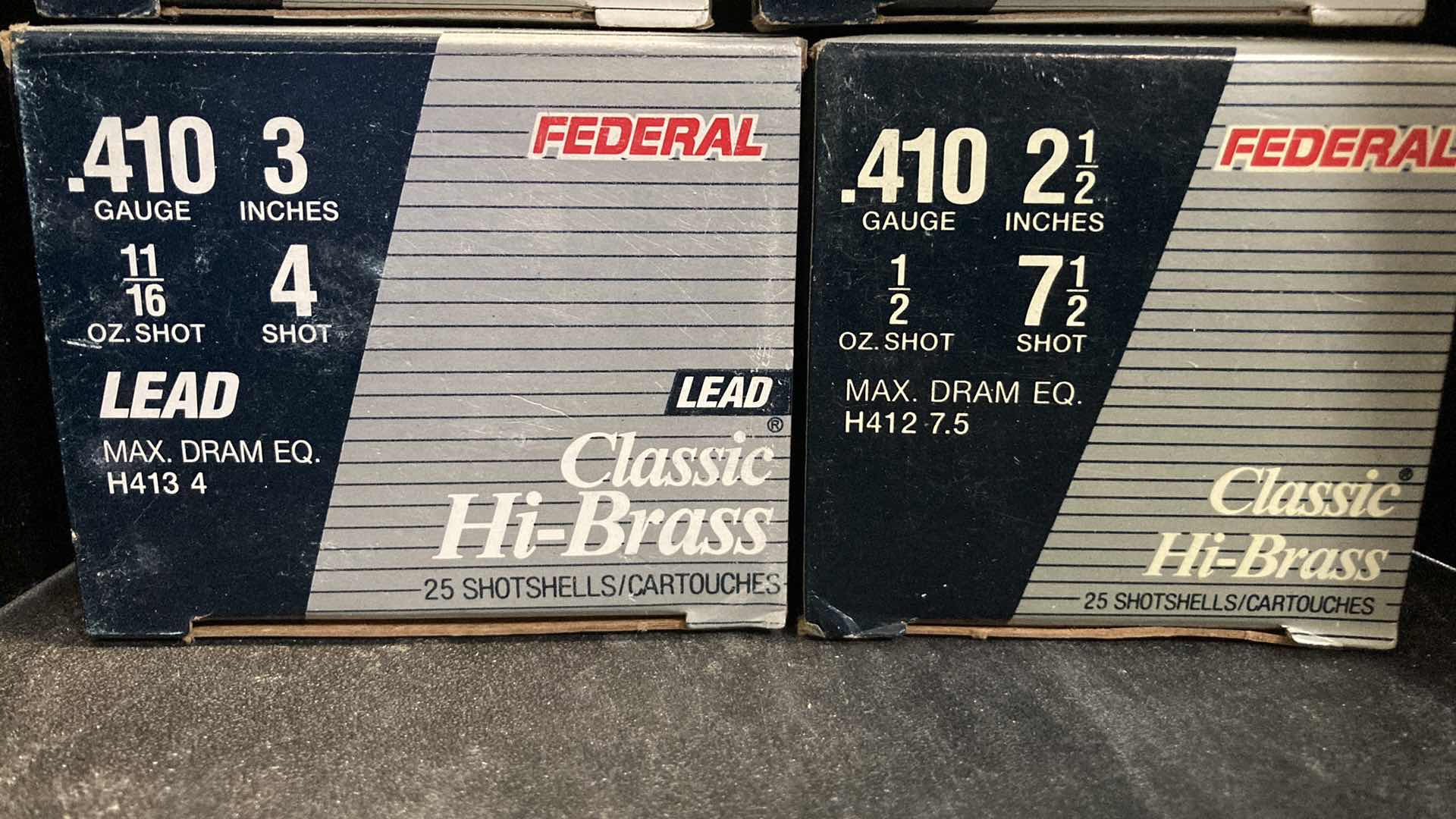 Photo 1 of FEDERAL 410 GAUGE AMMO (80)