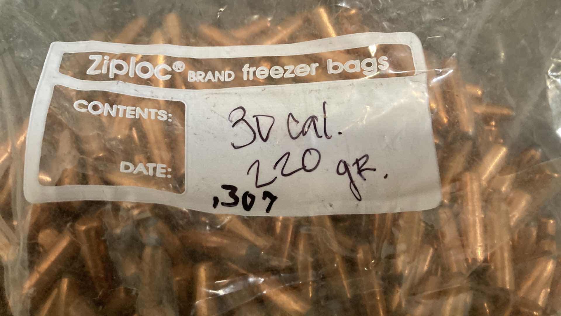 Photo 1 of 30 CAL .307 220GR BULLETS (300 PLUS)