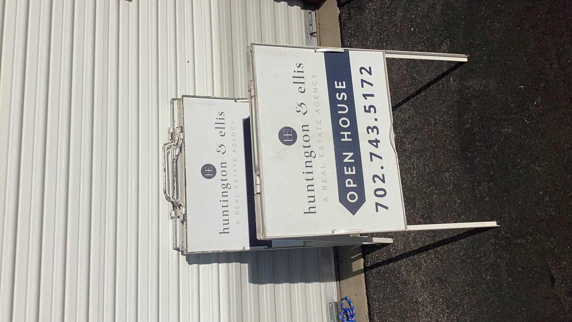 Photo 1 of FIVE METAL SIGN HOLDERS