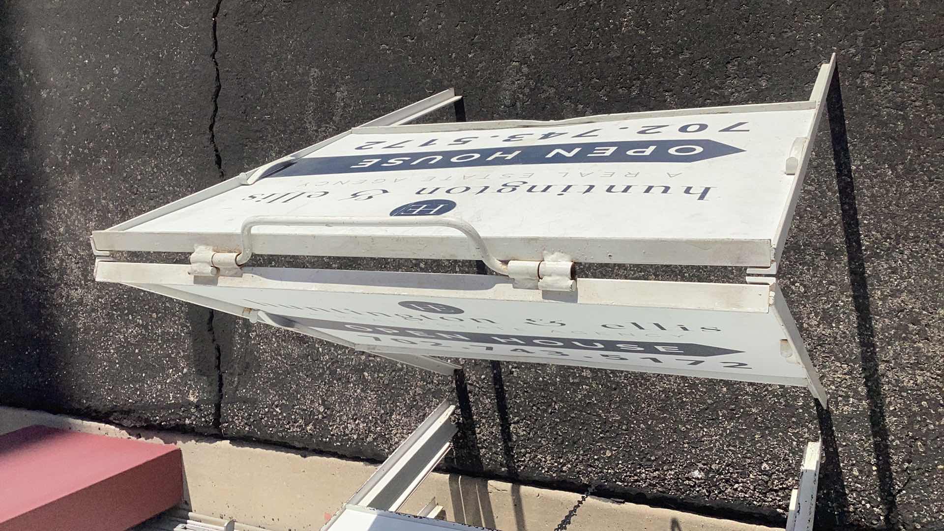 Photo 1 of FIVE METAL SIGN HOLDERS