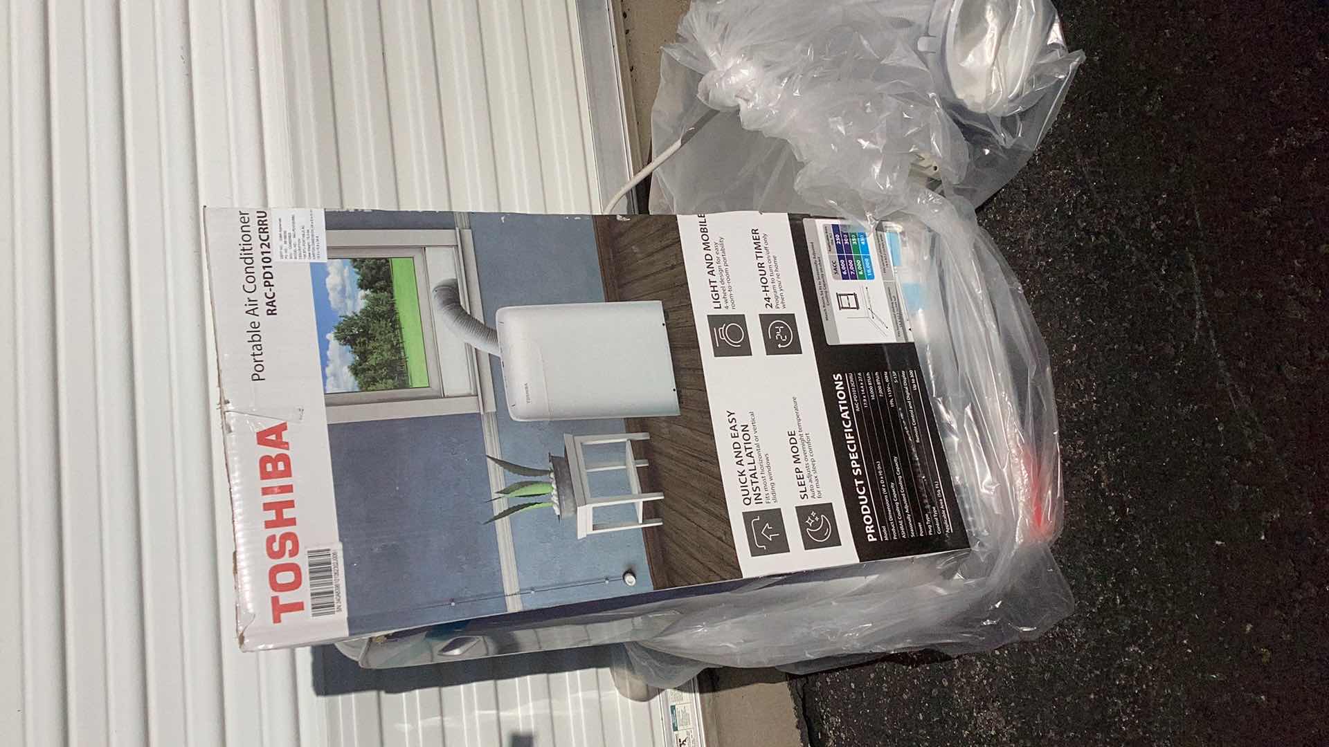Photo 1 of NEW TOSHIBA PORTABLE AIR CONDITIONER RAC-PD1012CRRU 