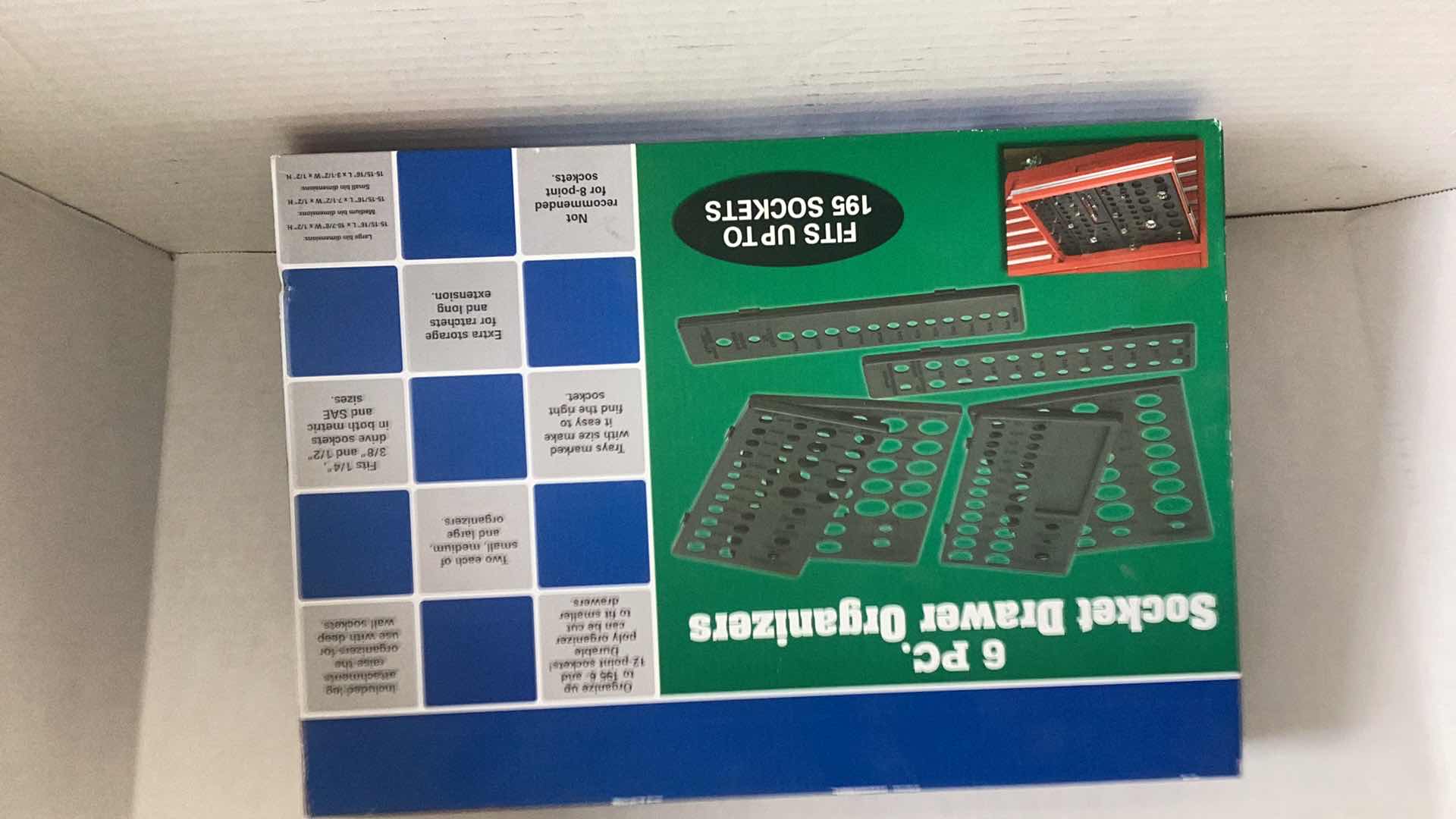 Photo 1 of SIX PIECE SOCKET DRAWER ORGANIZER