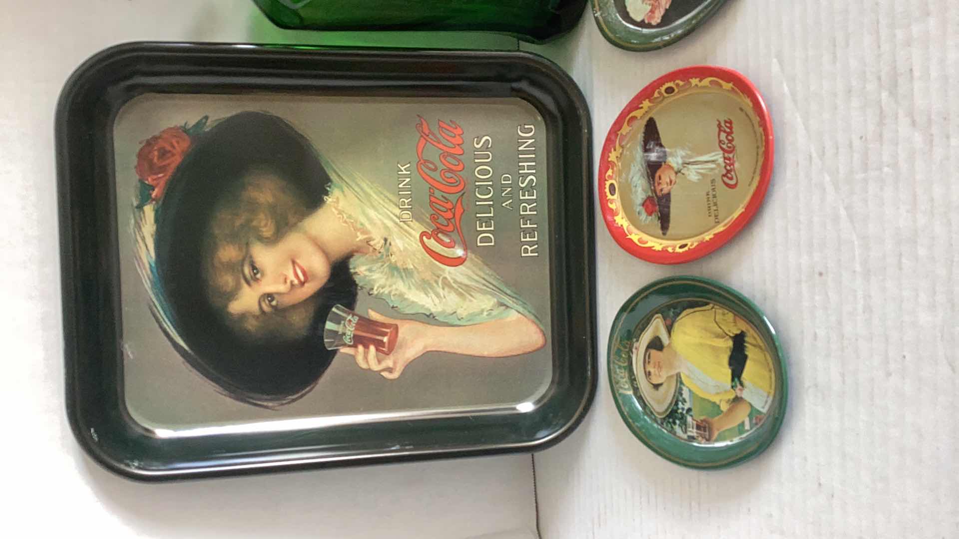 Photo 1 of FIVE PIECE COCA COLA ITEMS
