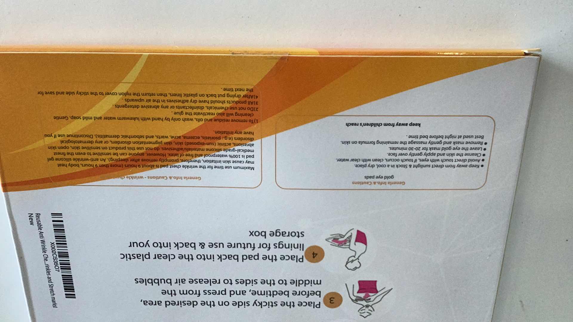 Photo 1 of T-SHAPE WRINKLE PADS AND 24K GOLD EYE PADS