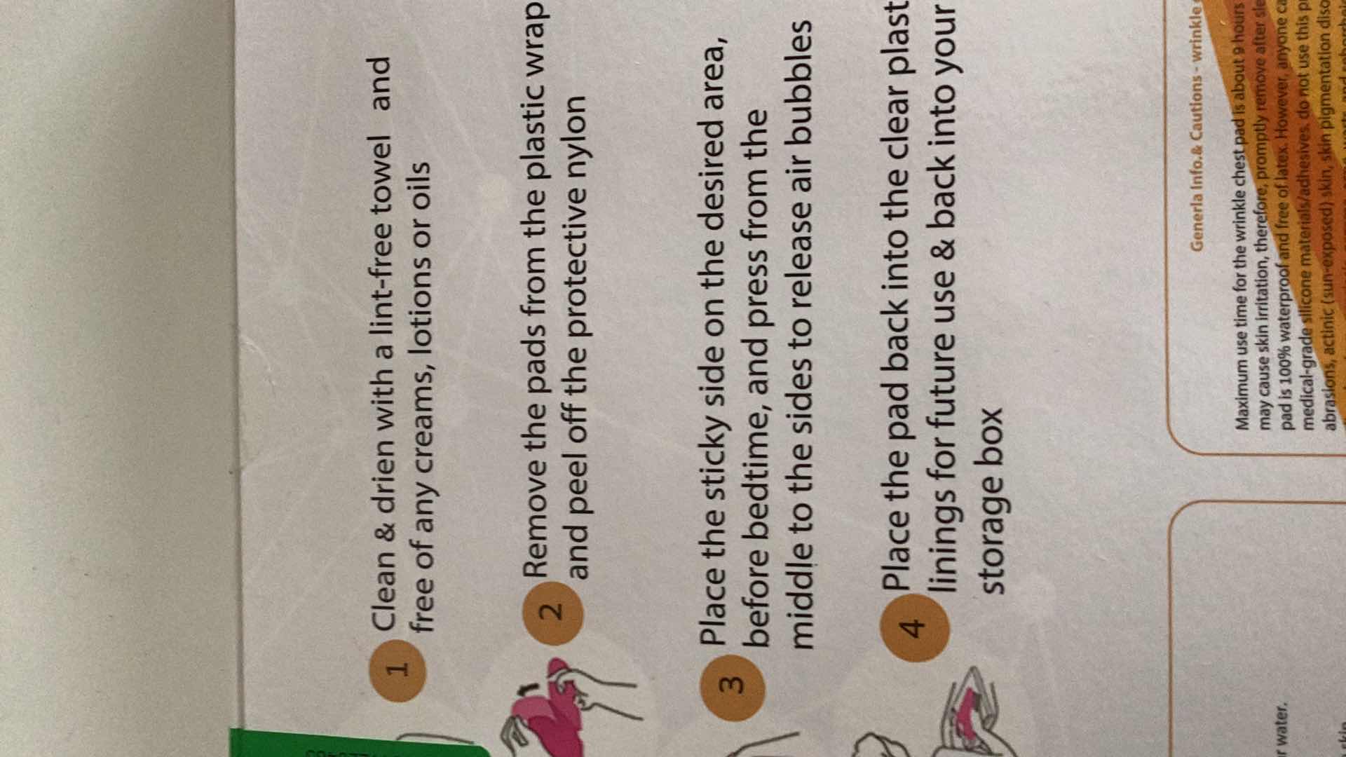 Photo 1 of T-SHAPE WRINKLE PADS AND 24K GOLD EYE PADS