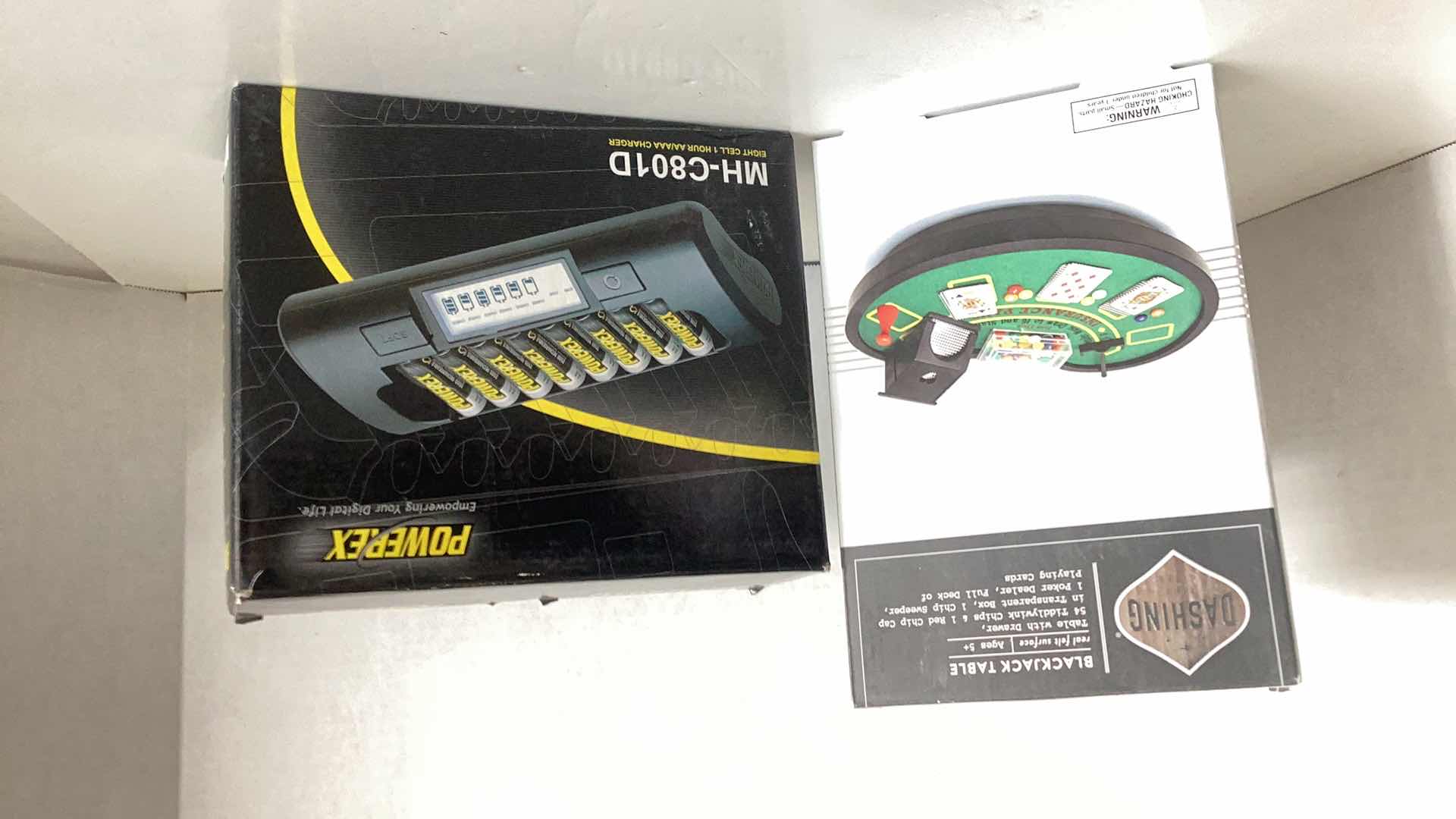 Photo 1 of BATTERY CHARGER AND BLACKJACK TABLE