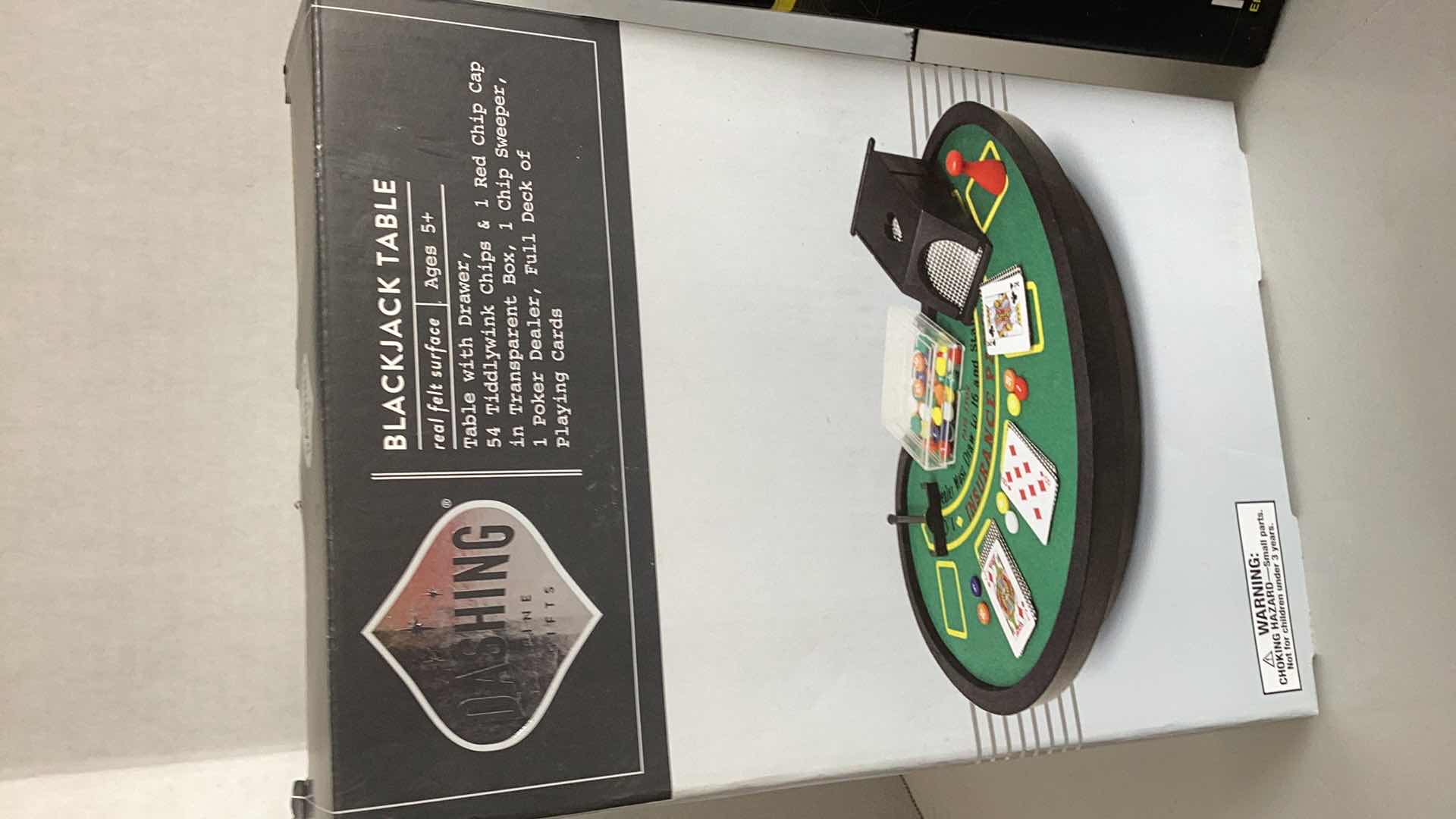 Photo 1 of BATTERY CHARGER AND BLACKJACK TABLE