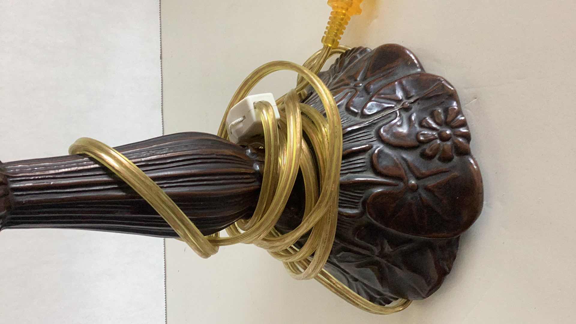 Photo 1 of STAINED GLASSS LAMP 18” TALL