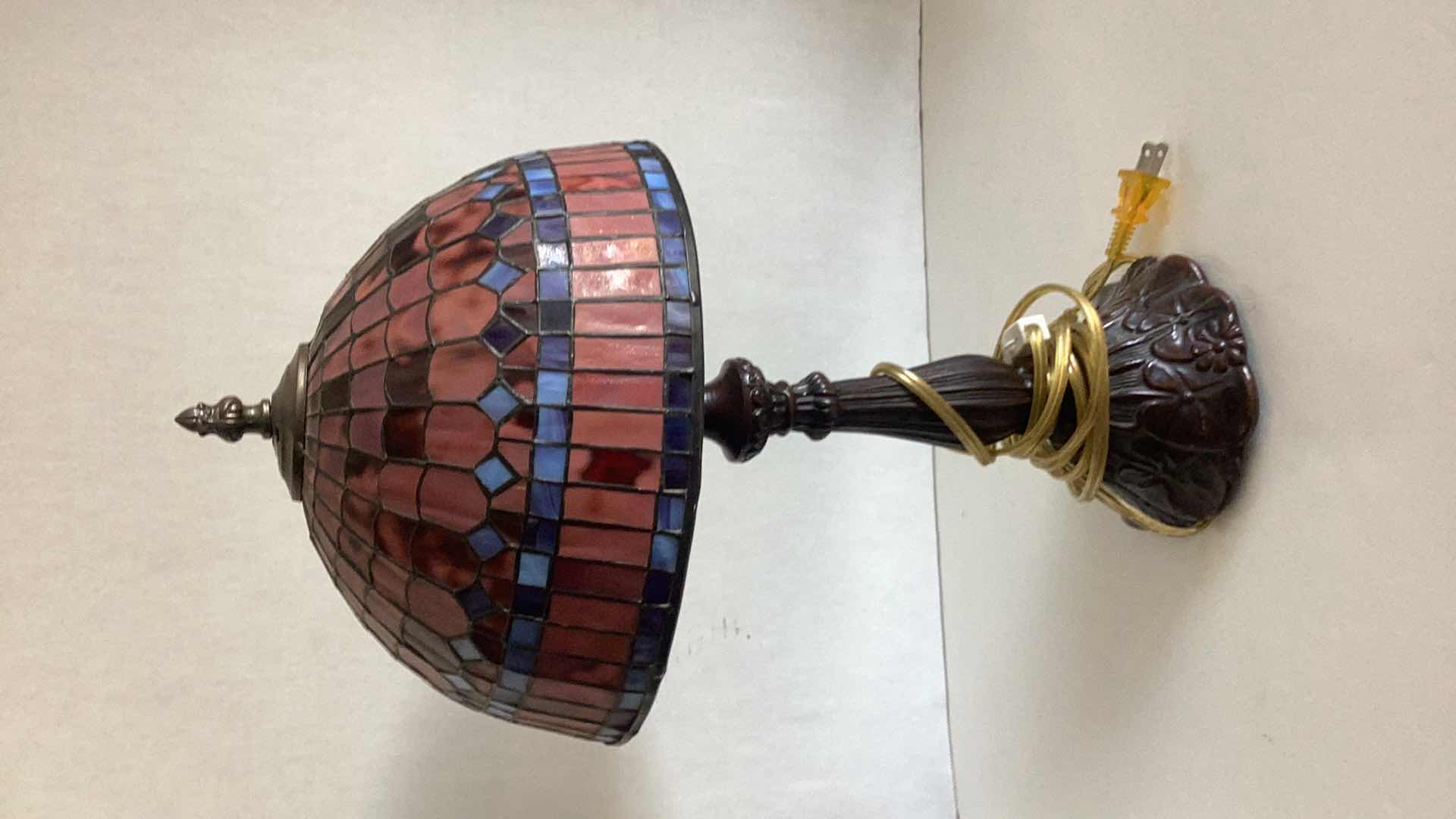 Photo 1 of STAINED GLASSS LAMP 18” TALL