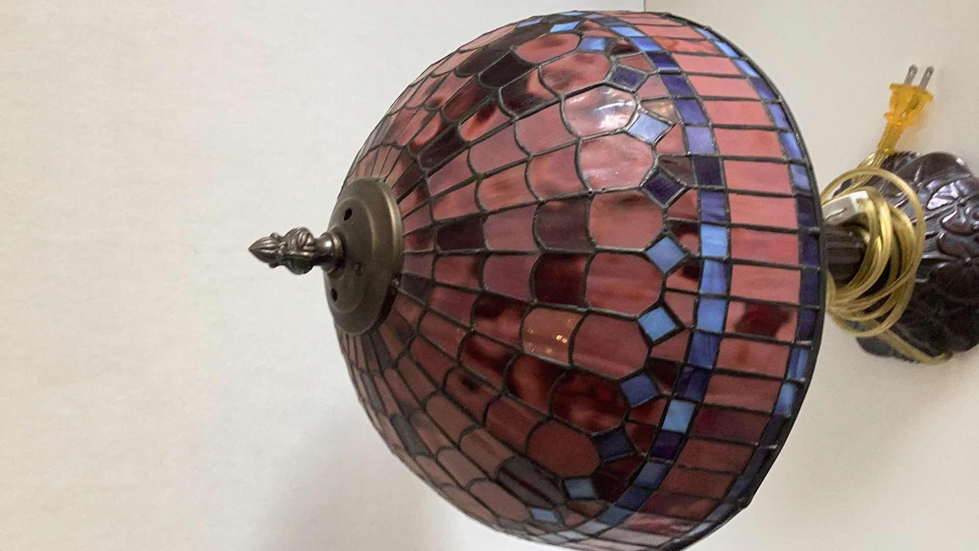 Photo 1 of STAINED GLASSS LAMP 18” TALL