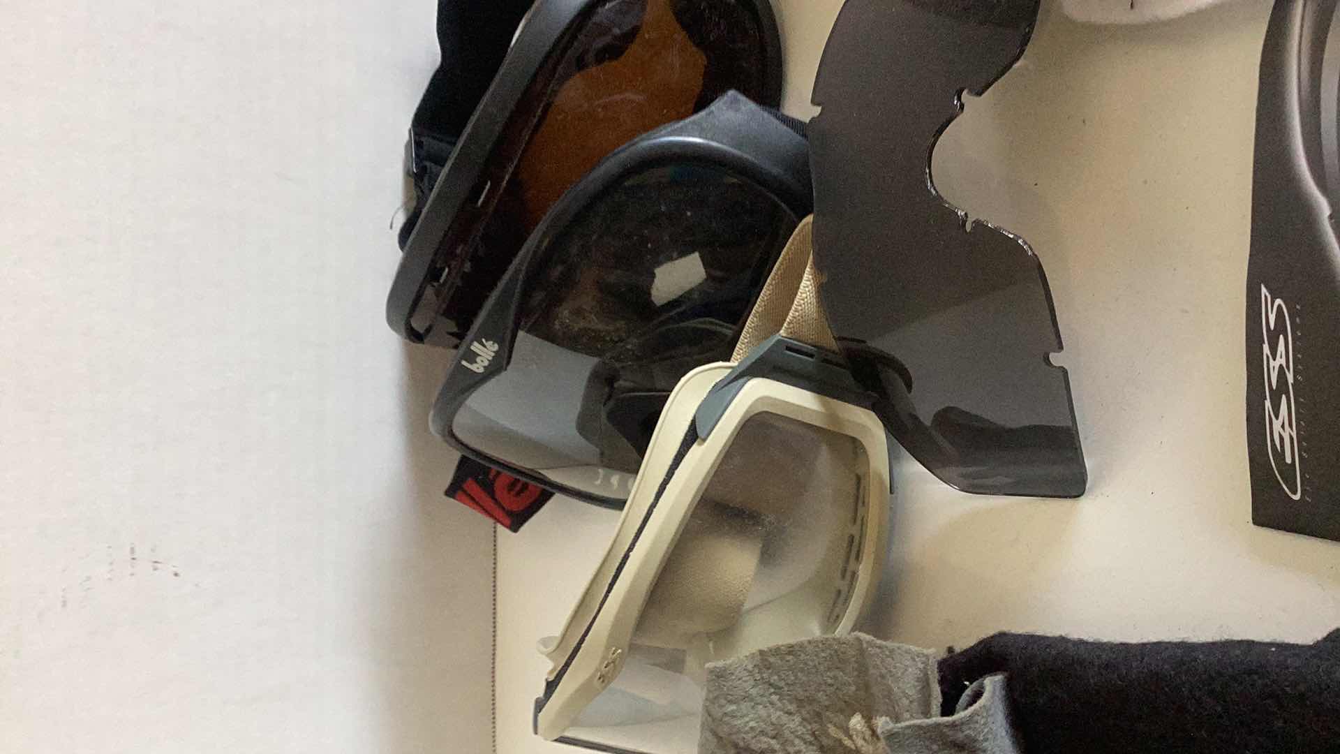 Photo 1 of THREE PAIRS OF BOLLE SNOW GOGGLES