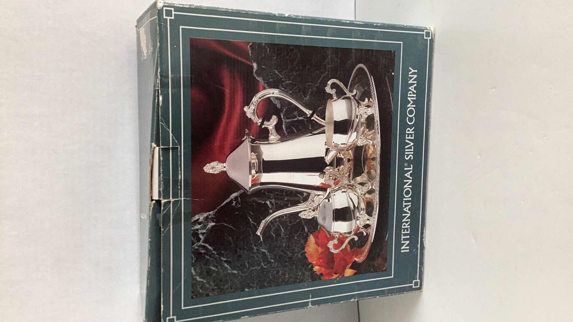 Photo 1 of INTERNATIONAL SILVER COMPANY SILVER PLATED FOUR PIECE COFFEE SET