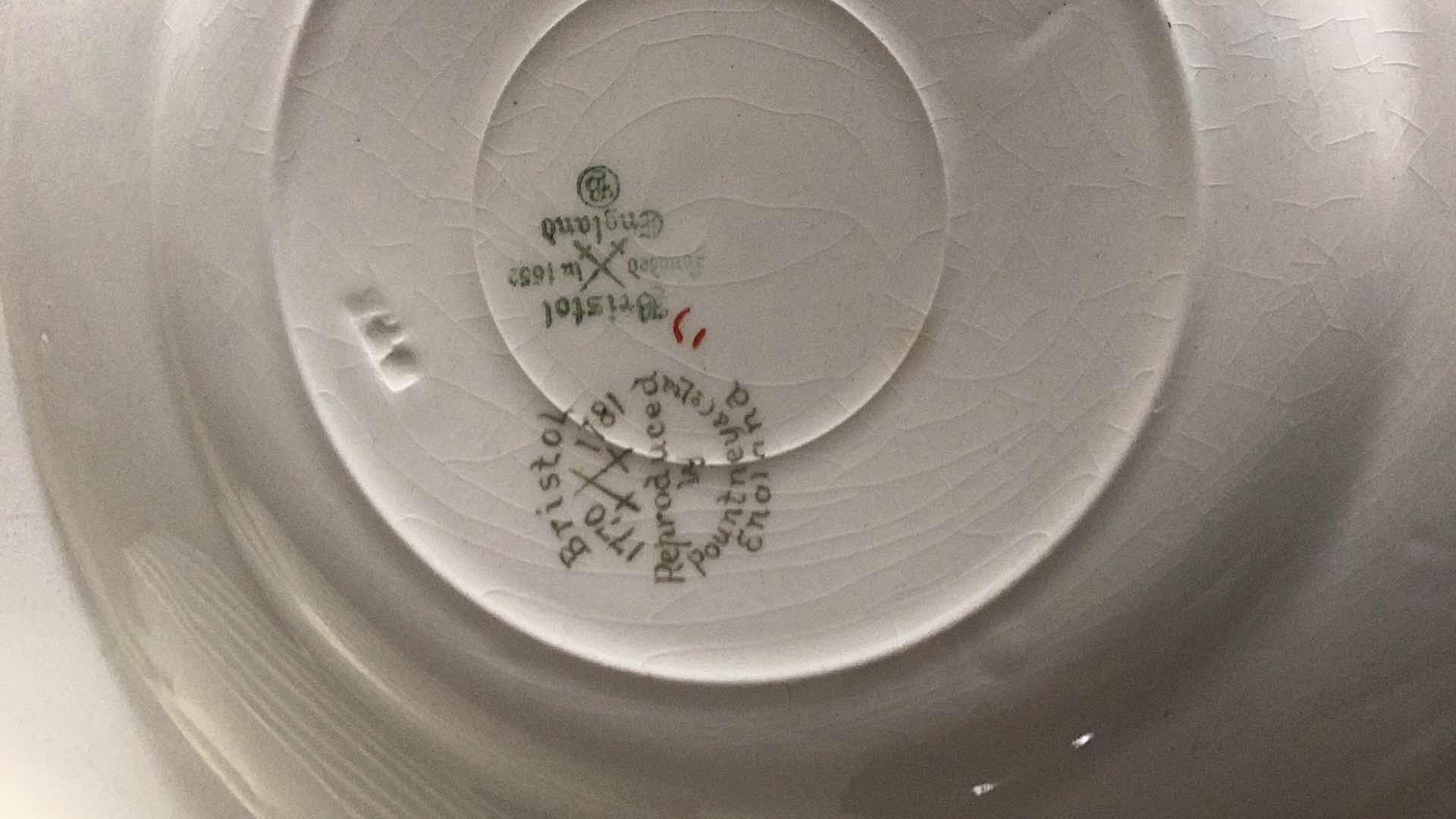 Photo 3 of BRISTOL MADEIN ENGLAND PLATES