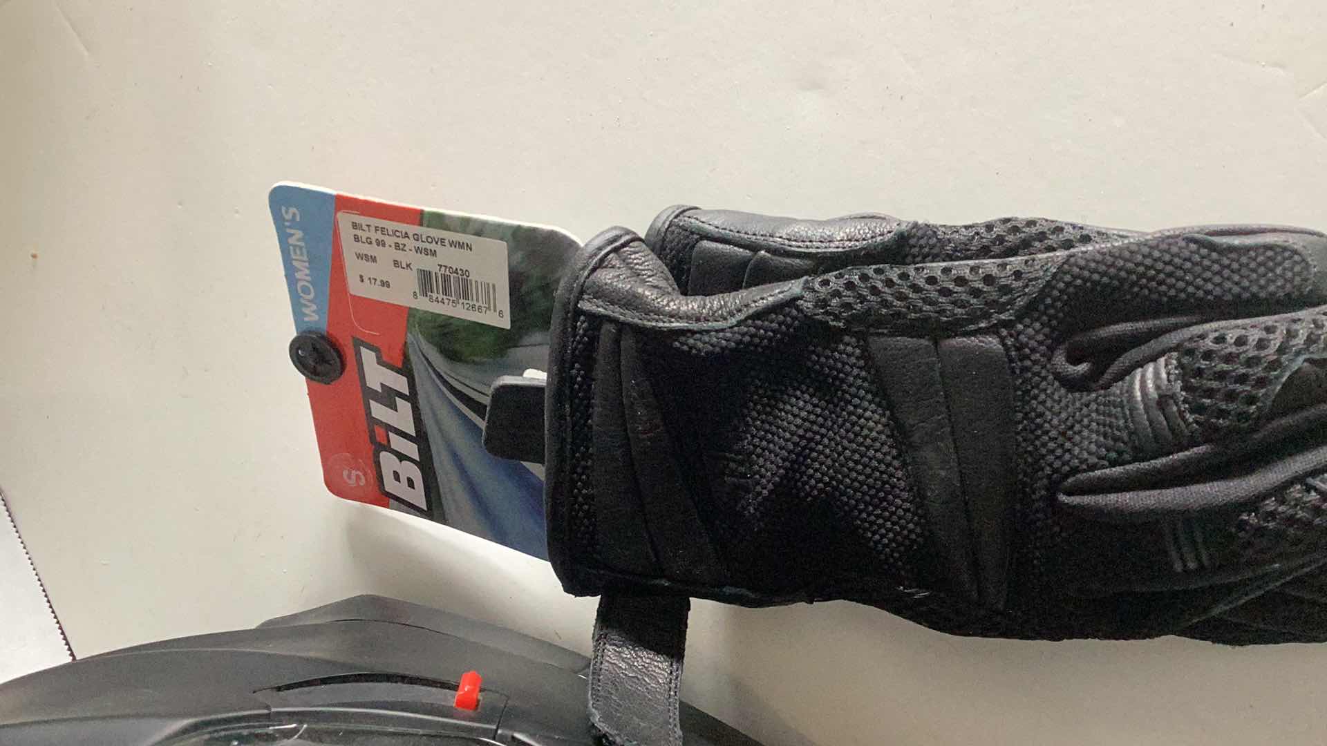 Photo 1 of BILT MOTORCYCLE HELMET SIZE SMALL, GOLVES, AND SCOTT SKI GLOVES