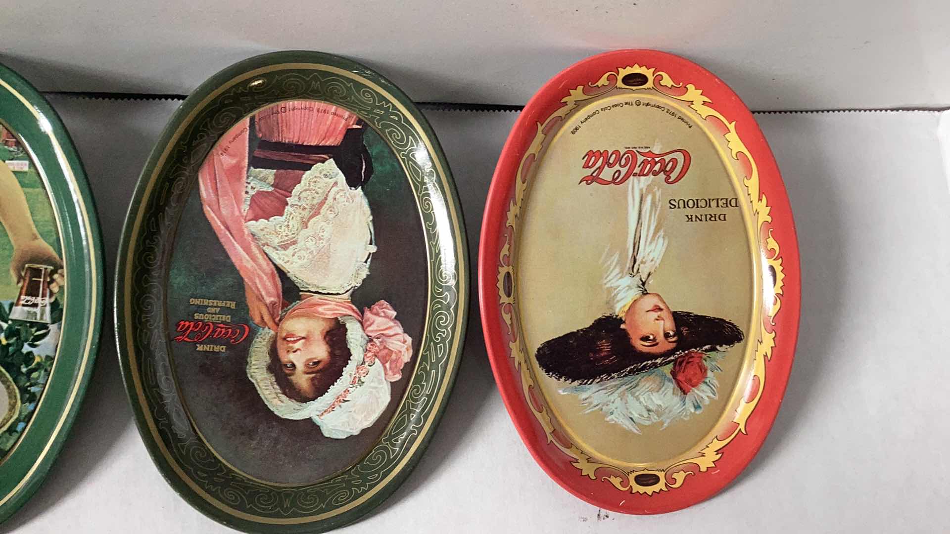 Photo 1 of THREE COCA COLA TINS 6” TALL