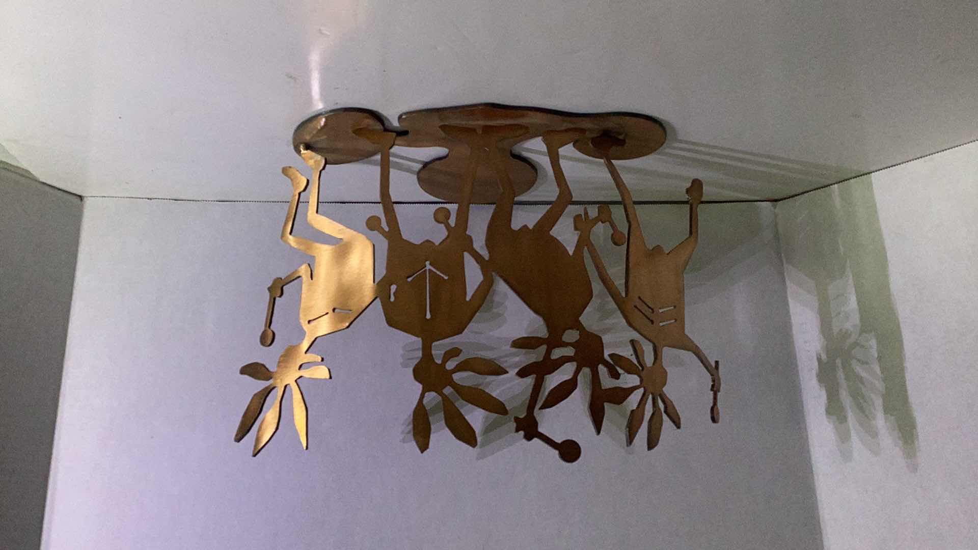 Photo 1 of METAL TRIBAL ARTWORK 15” X H 10”