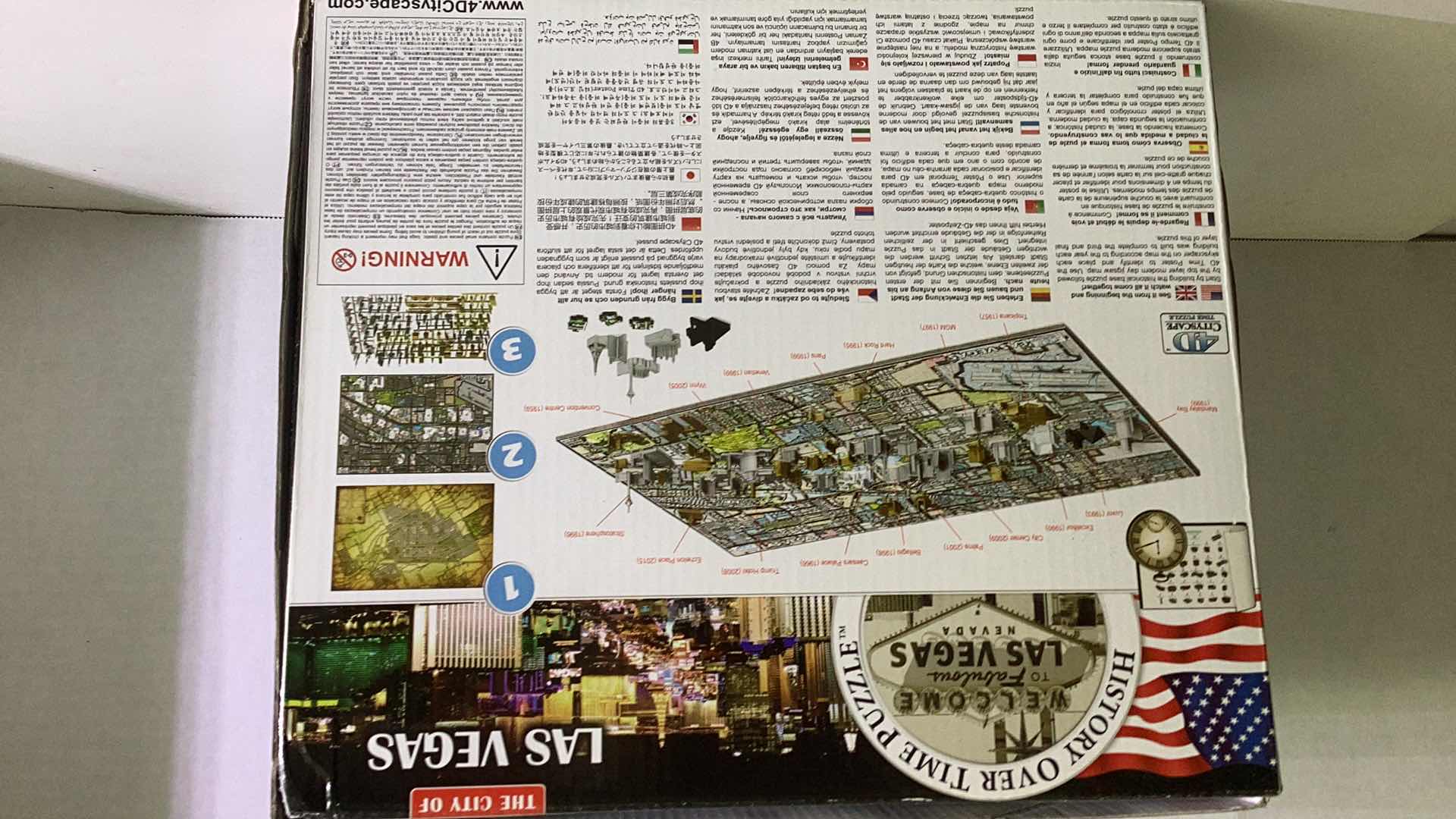 Photo 1 of CITY OF LAS VEGAS 4D PUZZLE