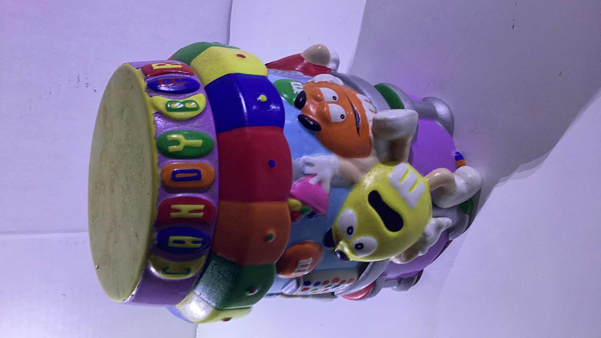 Photo 1 of M&M CANDY JAR 8” TALL