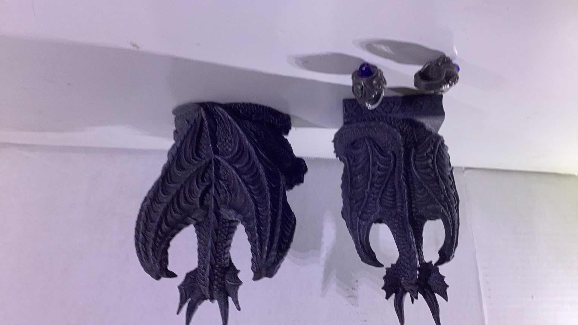 Photo 1 of TWO DRAGON STATUES  8” TALL