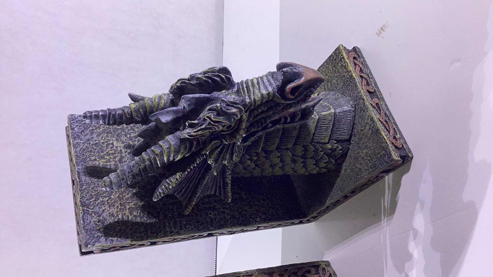Photo 1 of DRAGON BOOKENDS 7” TALL