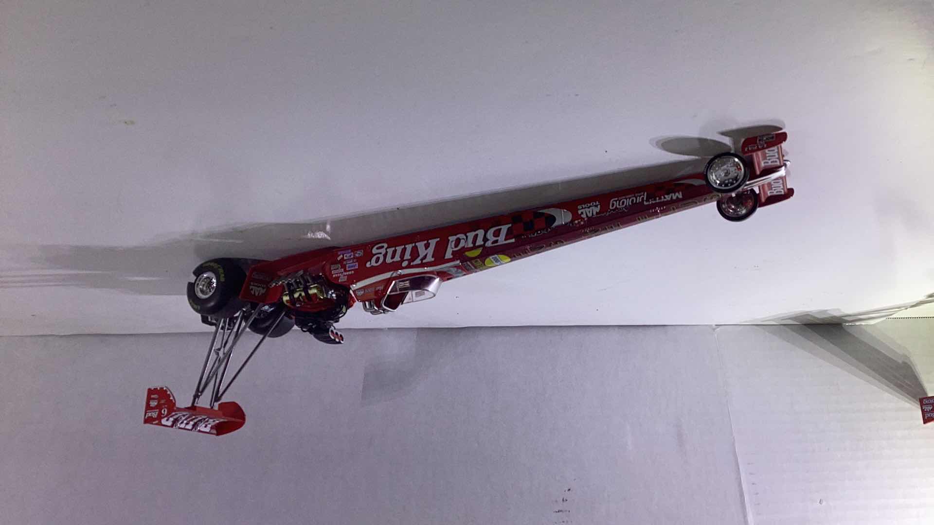 Photo 1 of DIE CAST METAL BUD KING DRAGSTER 15” LONG