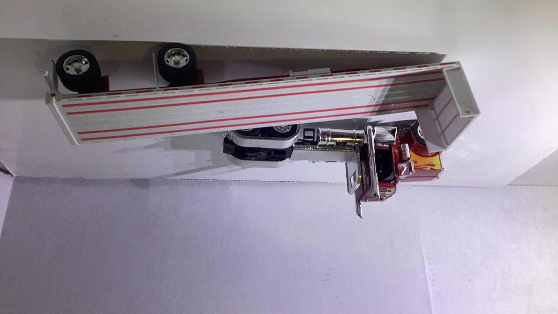 Photo 1 of DIE CAST METAL TRUCK WITH TRAILER 23” LONG