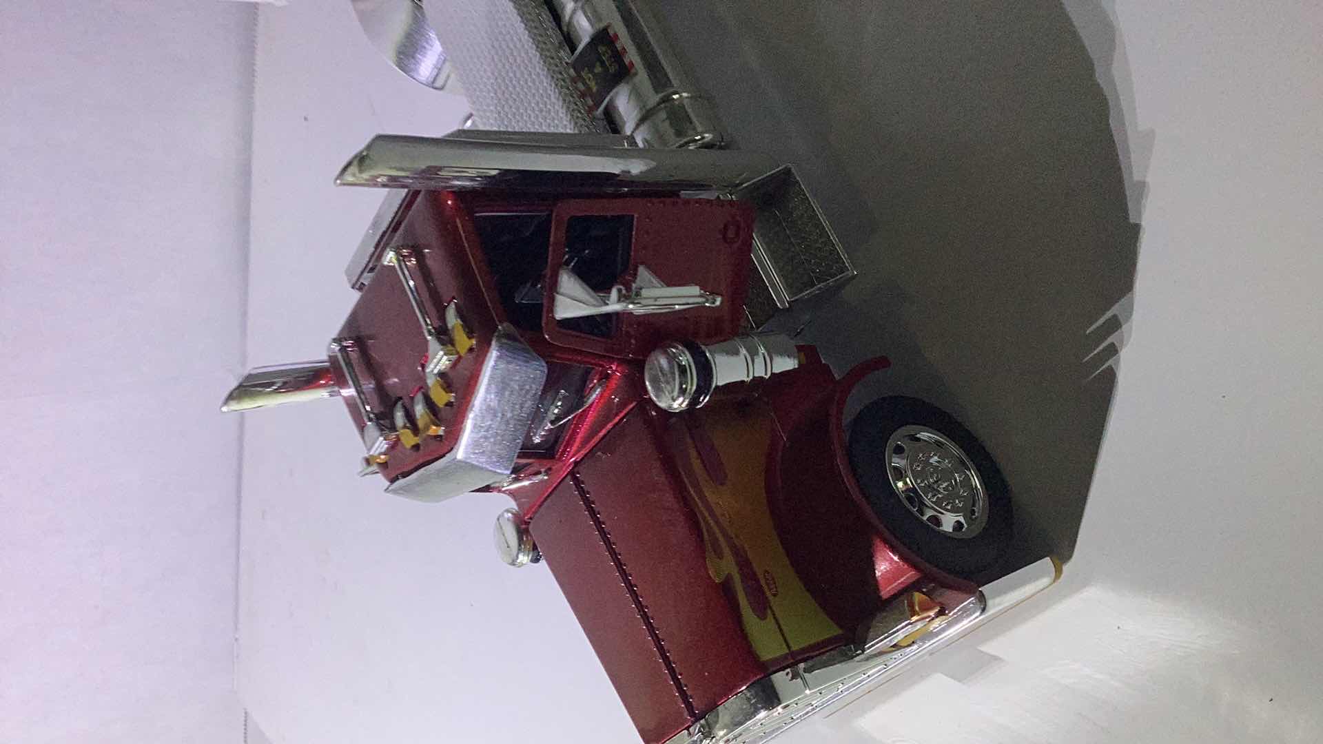 Photo 1 of DIE CAST METAL TRUCK WITH TRAILER 23” LONG