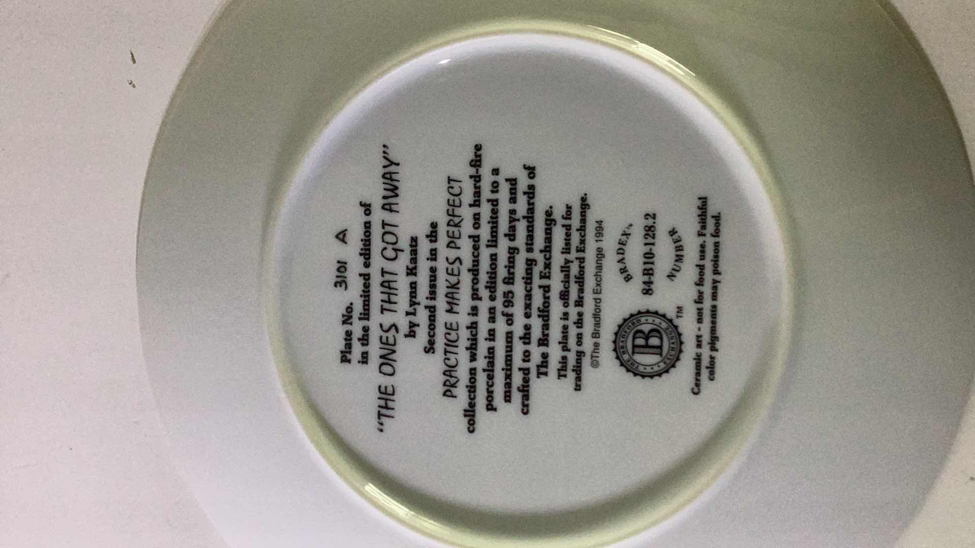 Photo 1 of TWO BRADFORD EXCHANGE PLATES