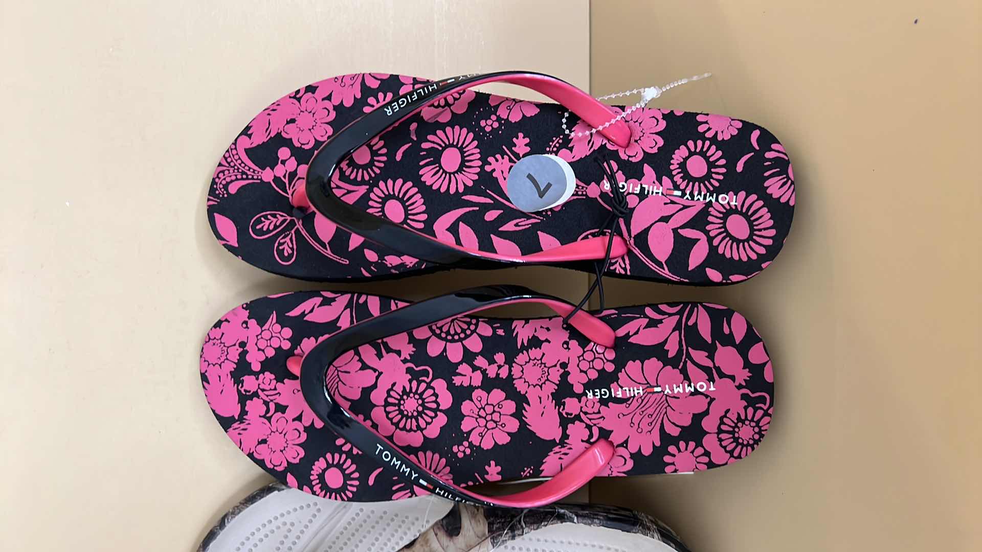 Photo 1 of 2 PAIRS-LADIES FLIP FLOPS