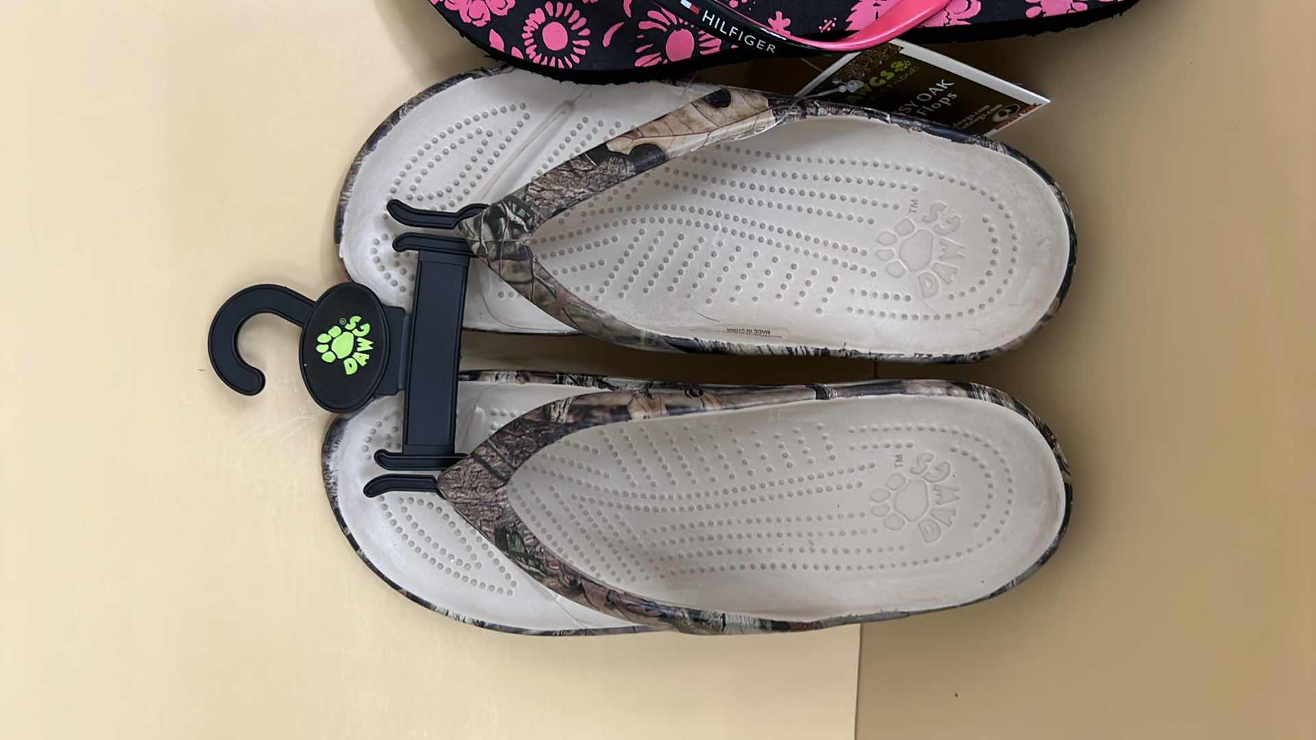 Photo 1 of 2 PAIRS-LADIES FLIP FLOPS