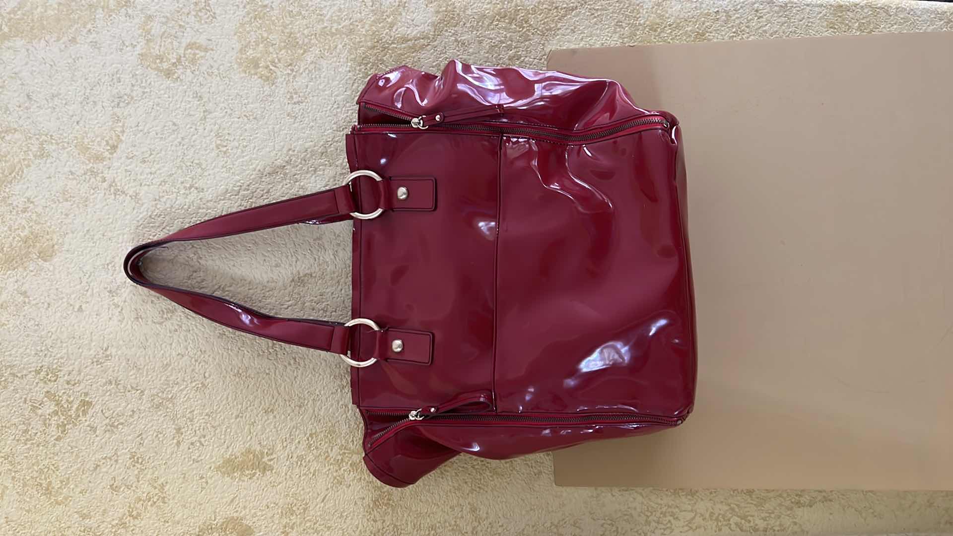 Photo 1 of RED LIZ CLAIBORNE LADIES TOTE BAG