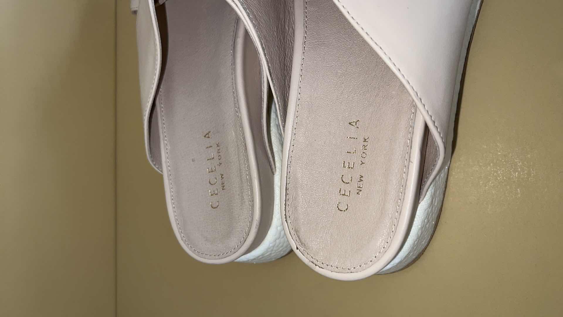 Photo 1 of NEW CECELIA NEW YORK LADIES TAN LEATHER SANDALS (SIZE 8M)