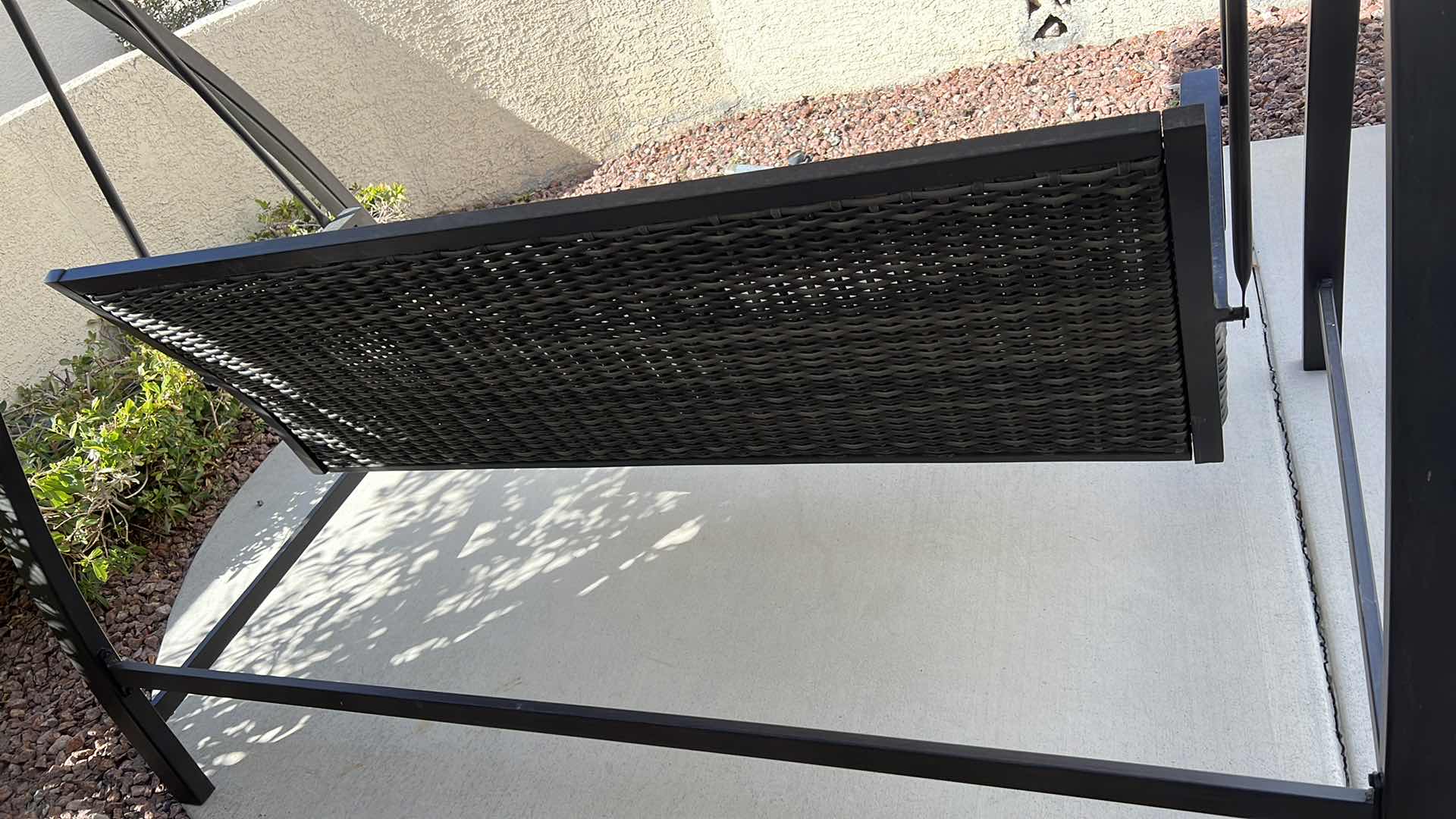 Photo 1 of OUTDOOR CANOPY 2 PERSON PORCH SWING W HEAVY METAL FRAME 