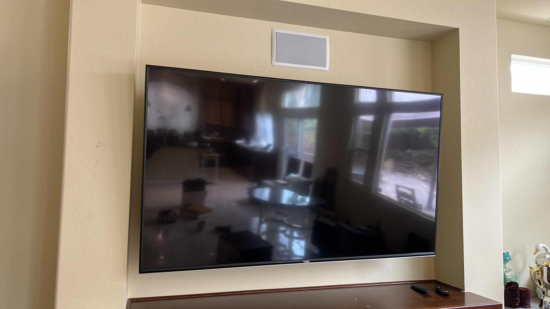 Photo 1 of 70” VIZIO HDMI FLATSCREEN TV W SWIVEL WALL MOUNT & REMOTE