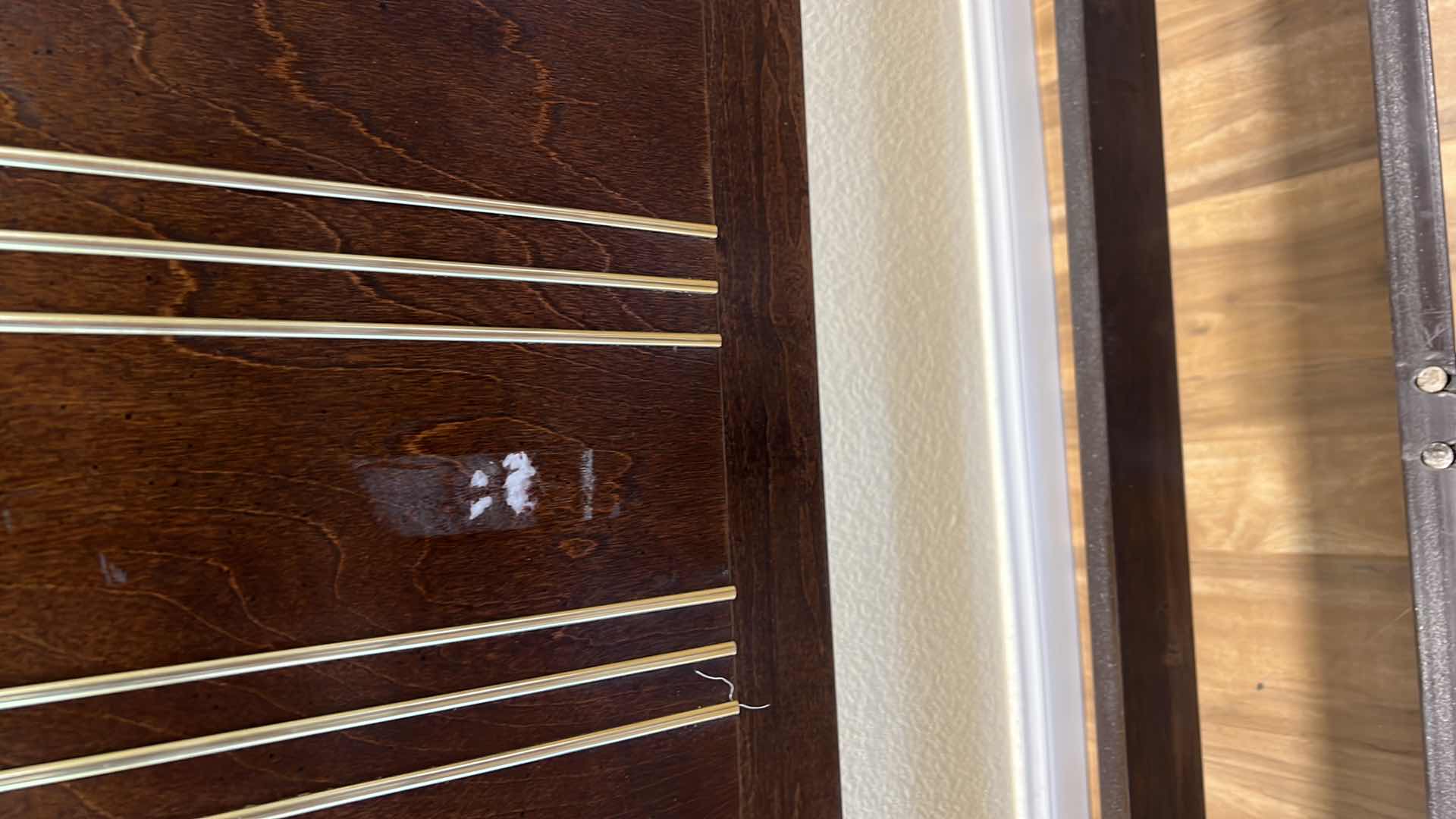 Photo 1 of VINTAGE JACK CARTWRIGHT FOR FOUNDERS MID CENTURY MODERN KING SIZE HEADBOARD & METAL BED FRAME