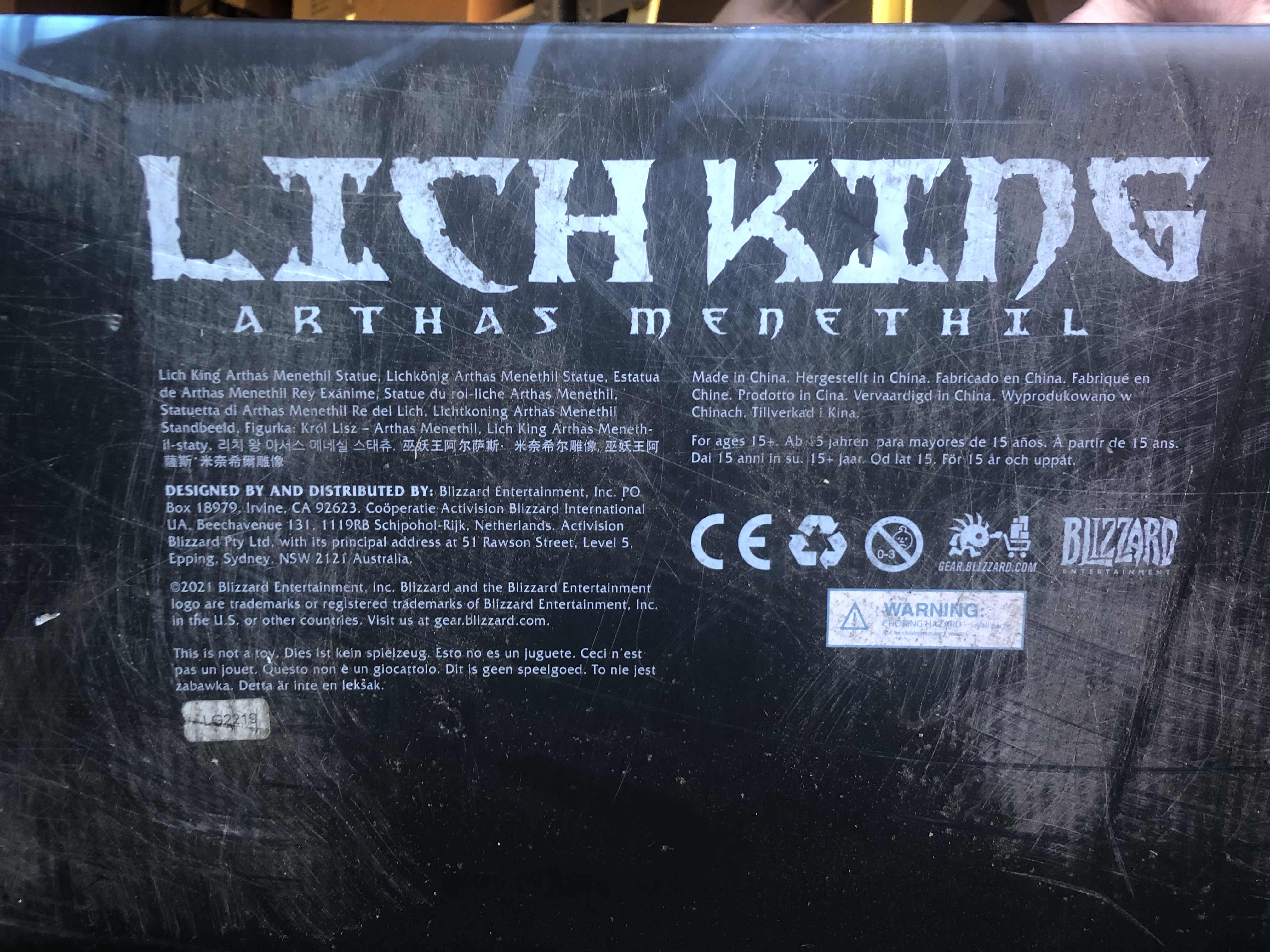 Photo 1 of NIB BLIZZARD WORLD OF WARCRAFT LICH KING ARTHAS MENETHIL 26” STATUE