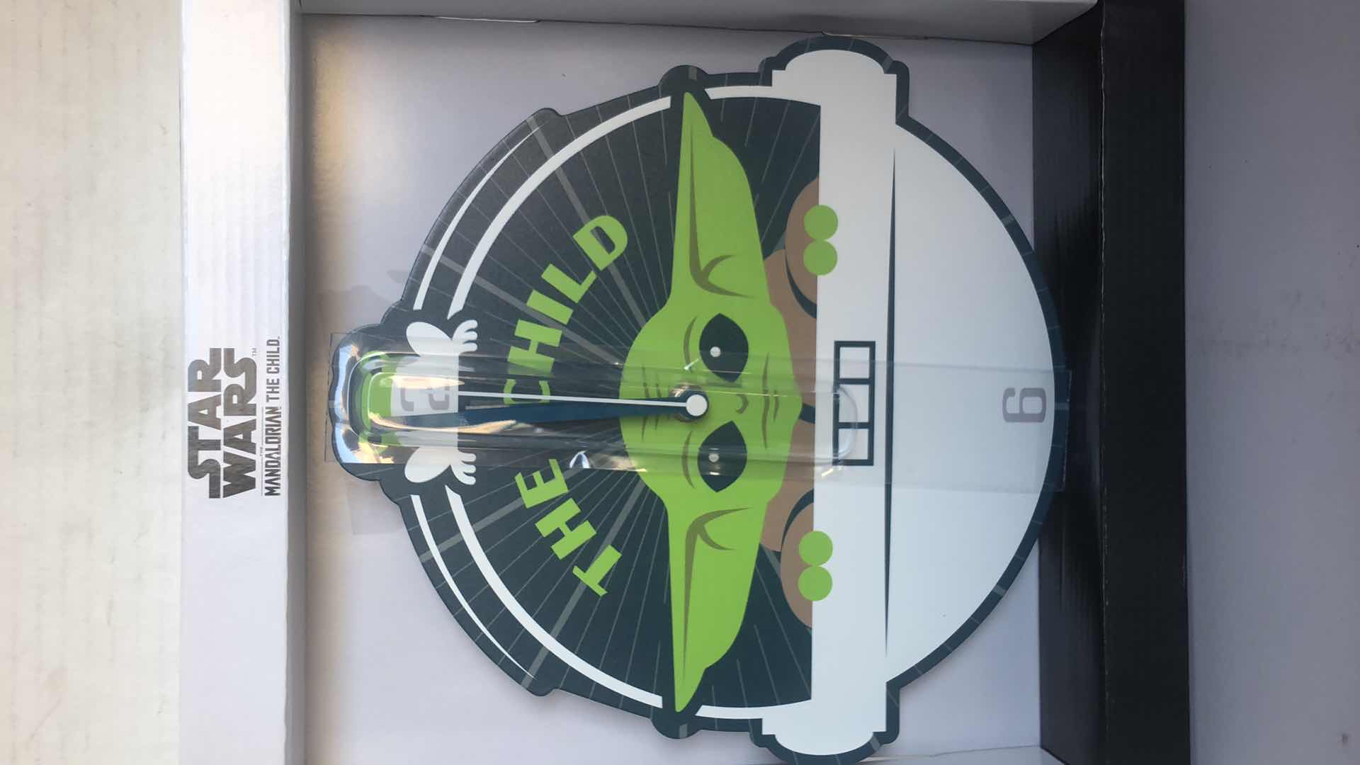 Photo 1 of MANDALORIAN GIFT SET THE CHILD AND BOUNTY HUNTER WALL CLOCKS WITH THE CHILD FUNKO POP