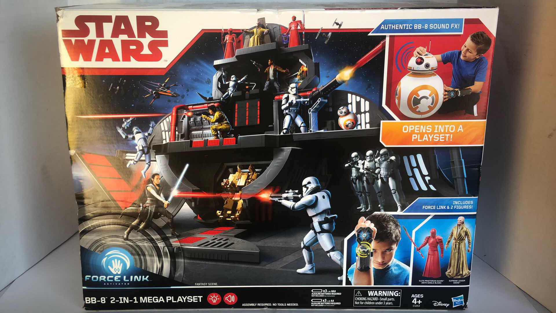Photo 1 of $100 NIB STAR WARS BB-8 2 IN 1 MEGA PLAYSET