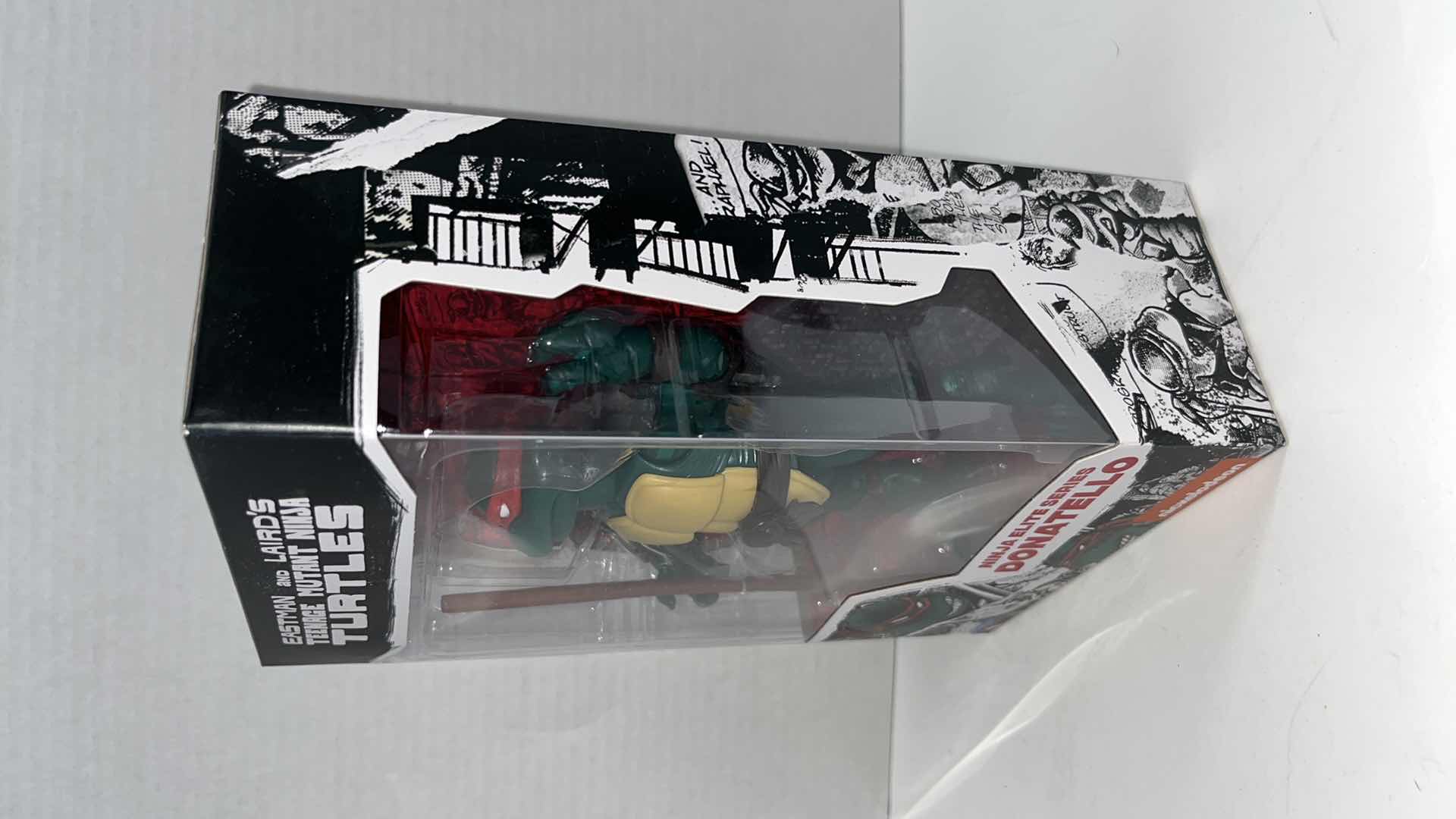 Photo 1 of $28.00   NIB PLAYMATES TOYS/NICKELODEON EASTMAN & LAIRDS TMNT NINJA ELITE SERIES ACTION FIGURE, DONATELLO (1)